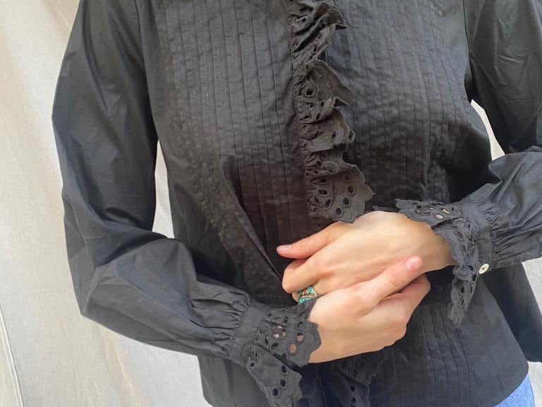 Sistergolden Blouse Skall Studio Marina Blouse Black