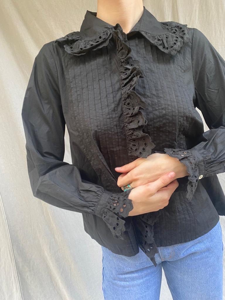 Sistergolden Blouse Skall Studio Marina Blouse Black