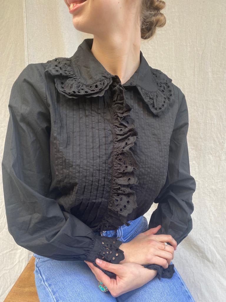 Sistergolden Blouse Skall Studio Marina Blouse Black