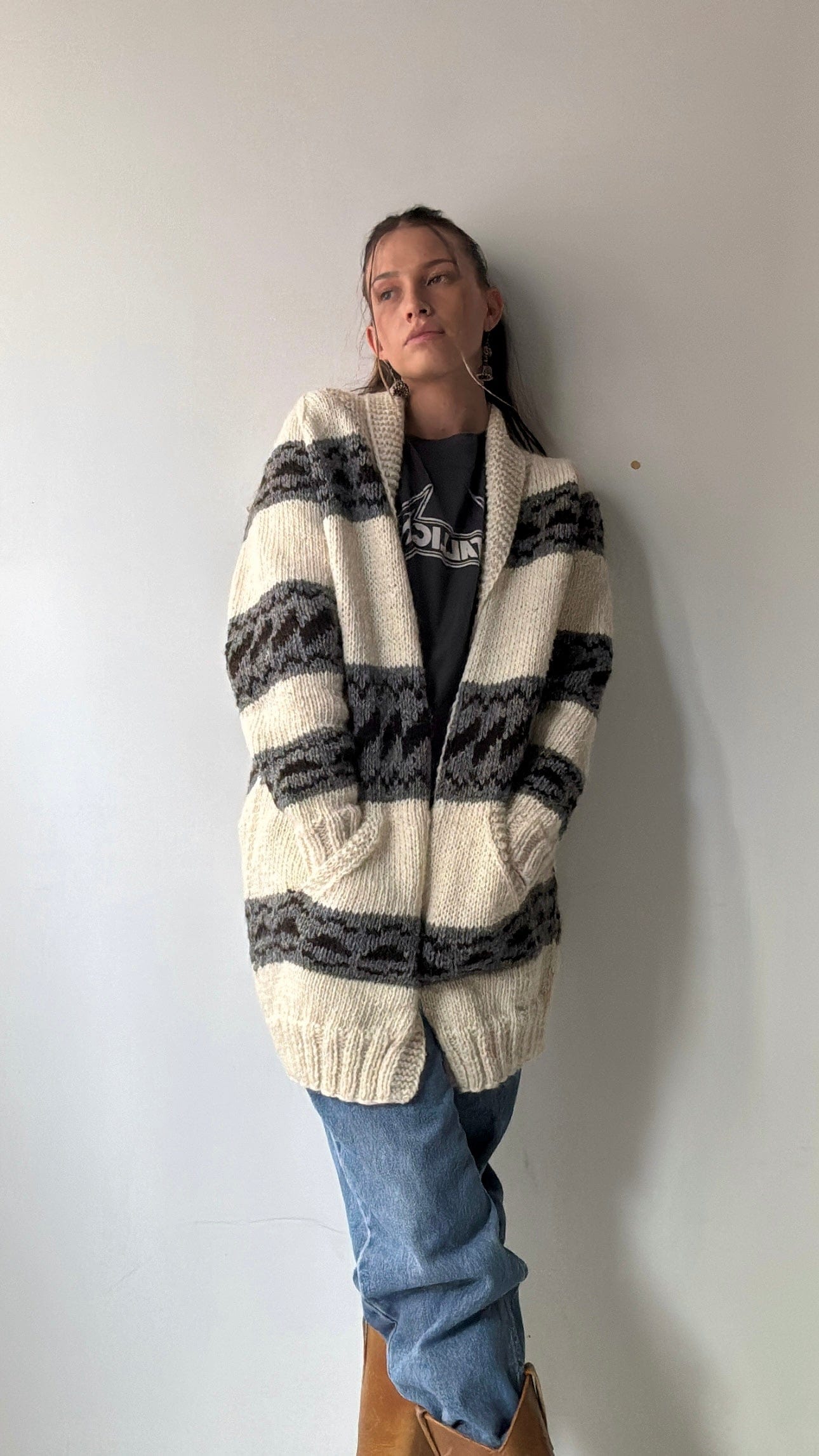 Bodhi Hand Knitted Cardi, Sistergolden, Sistergolden