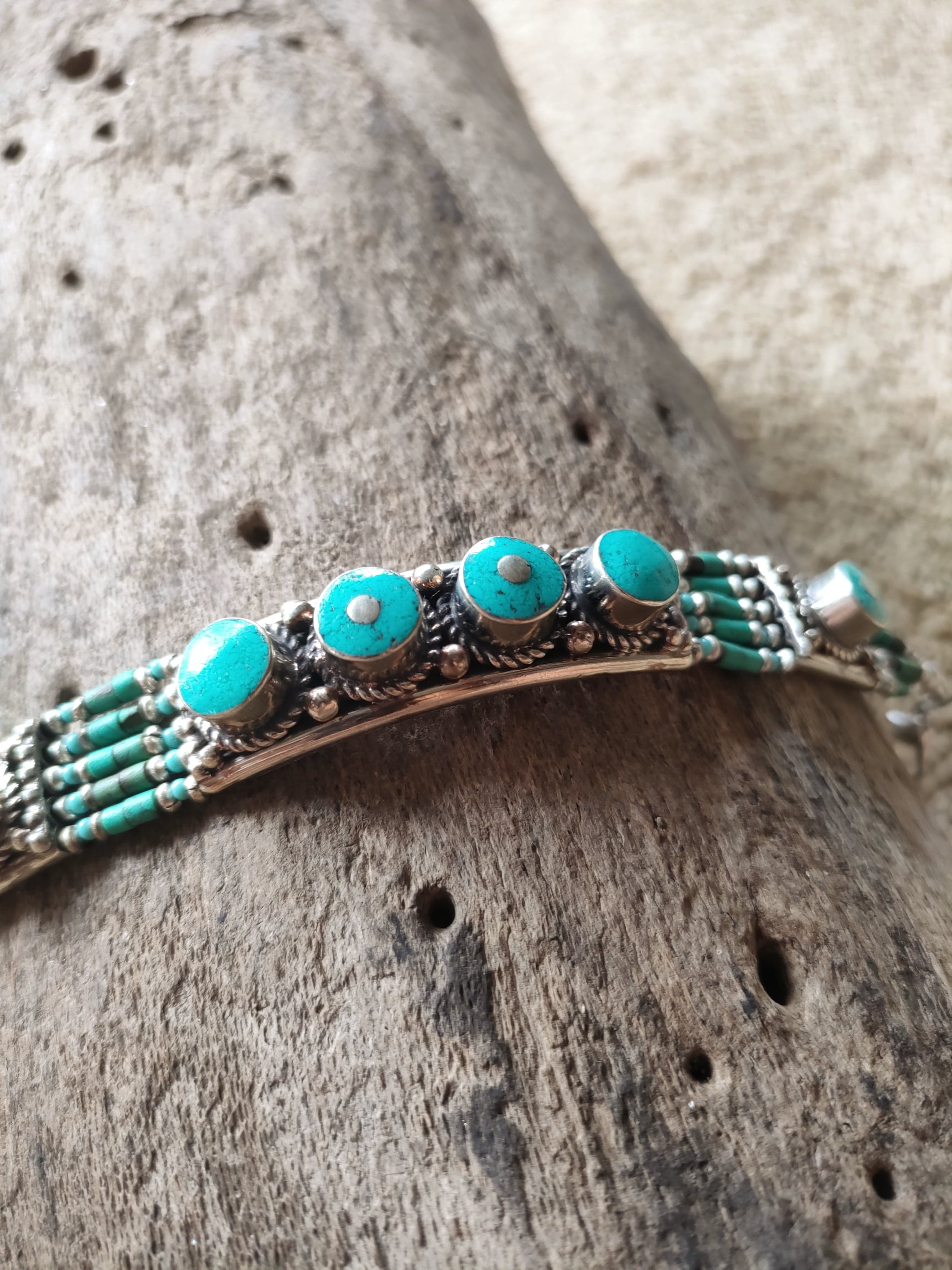 SisterGolden Bracelet Tibetan Tribal Bracelet #10