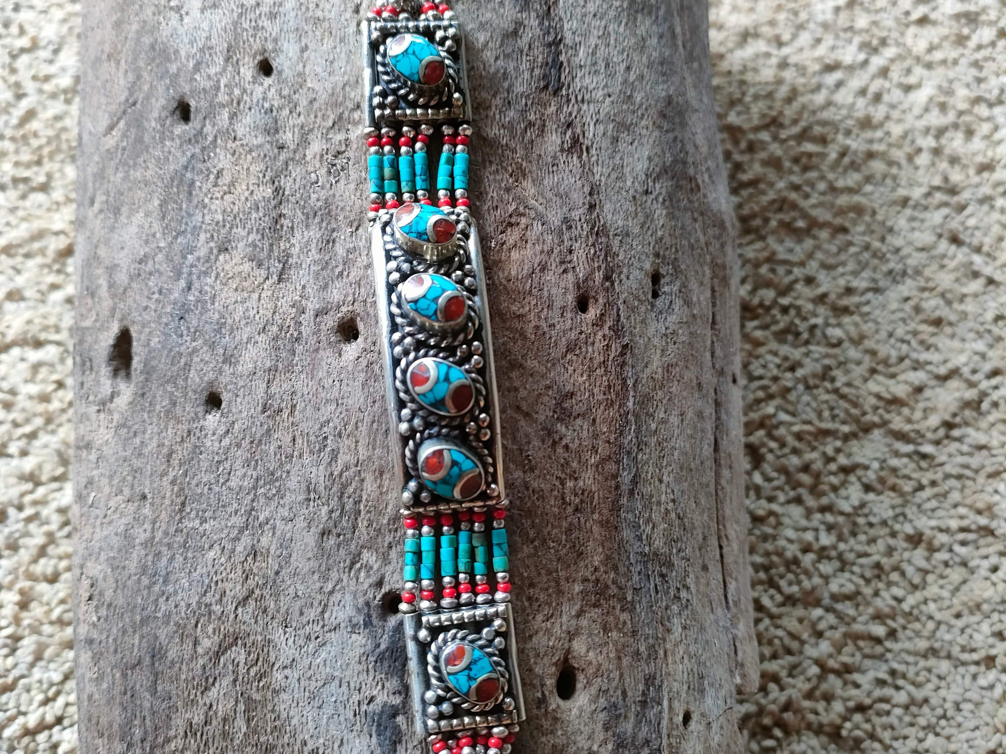 SisterGolden Bracelet Tibetan Tribal Bracelet #13