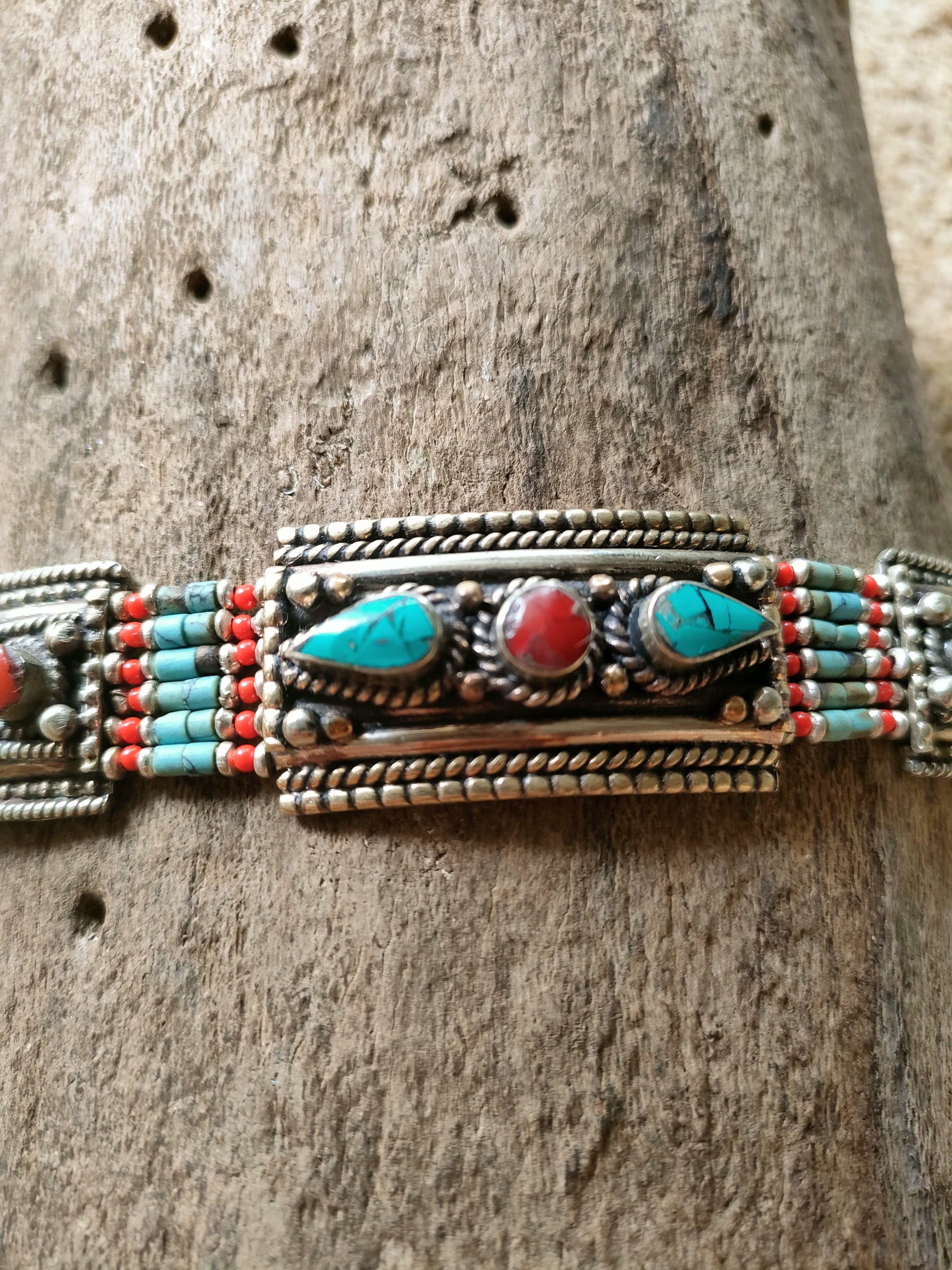 SisterGolden Bracelet Tibetan Tribal Bracelet #14