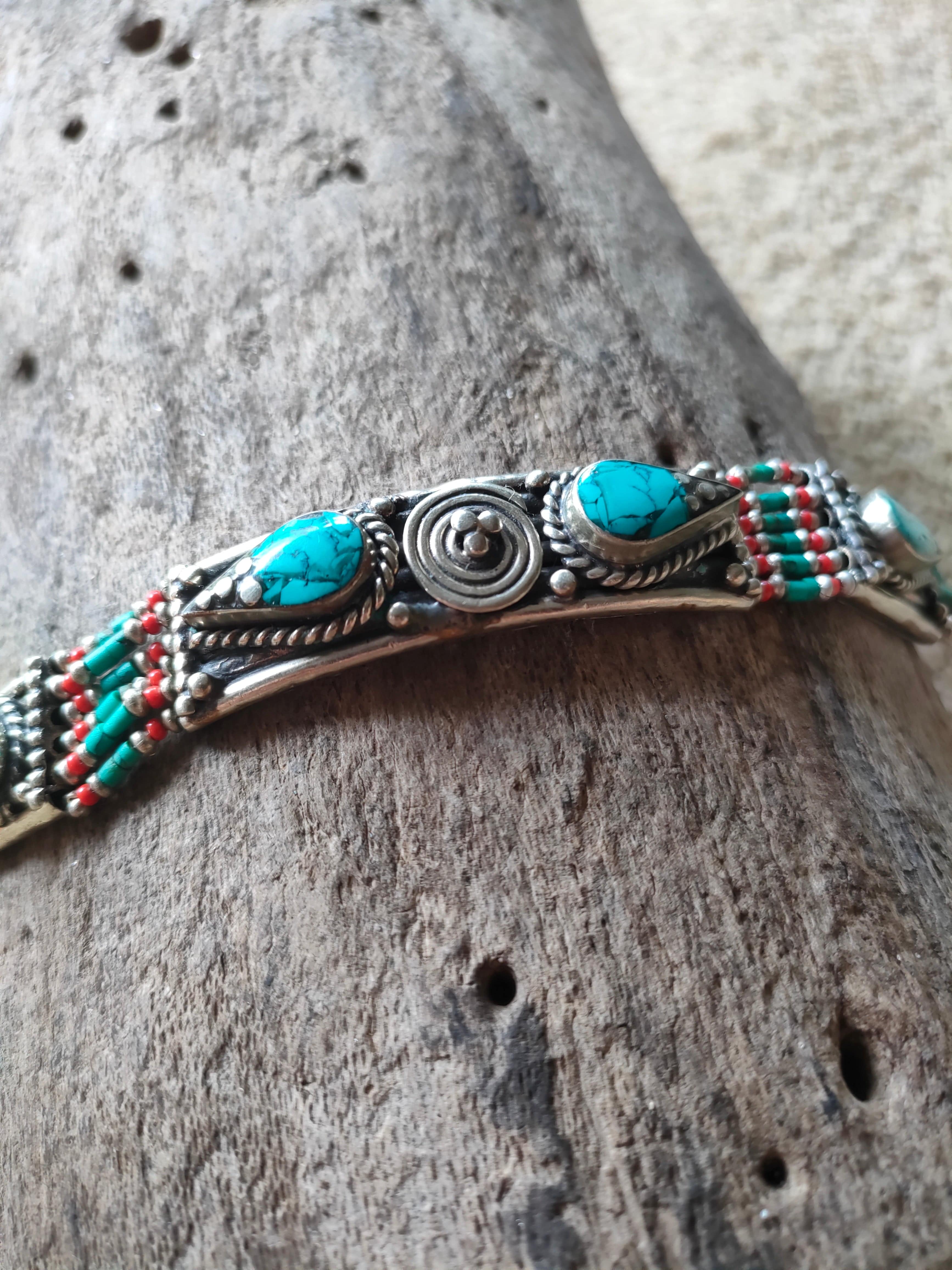SisterGolden Bracelet Tibetan Tribal Bracelet #9