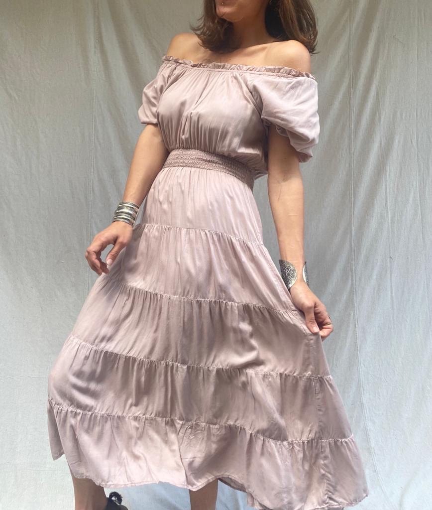 Sistergolden Carolina Maxi Dress Taupe