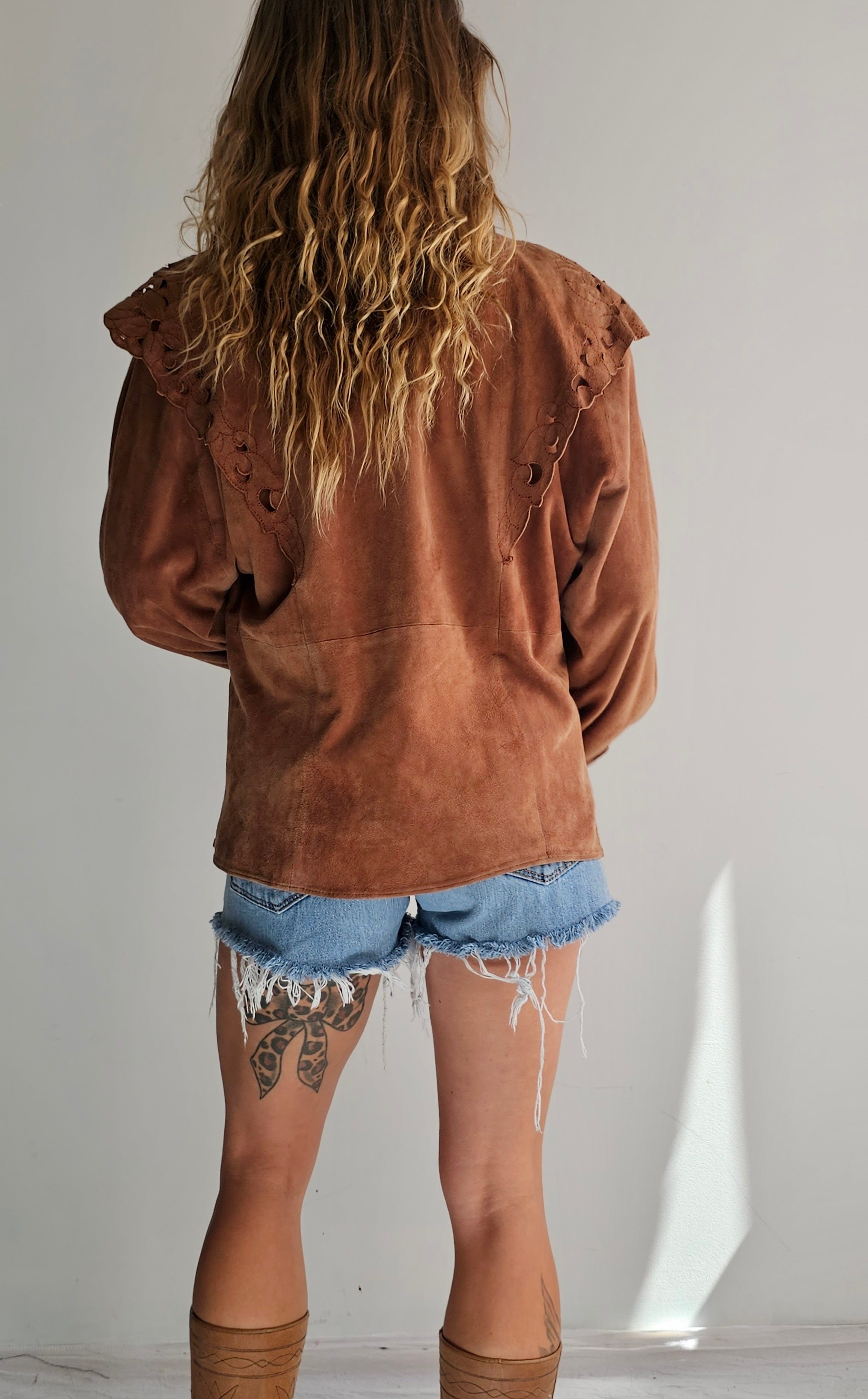Chiwitt Vintage Suede Jacket, Sistergolden, Sistergolden