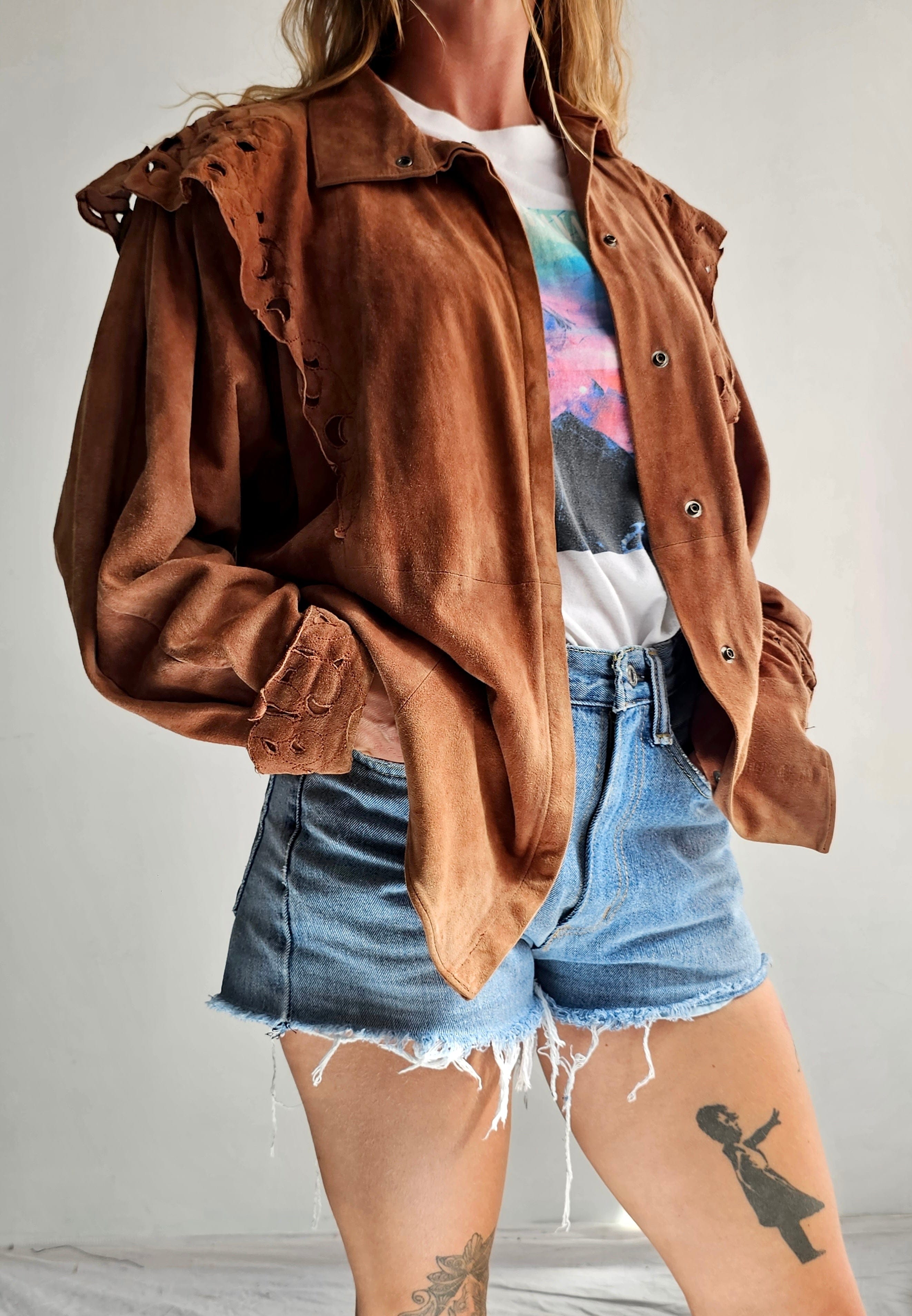 Chiwitt Vintage Suede Jacket, Sistergolden, Sistergolden