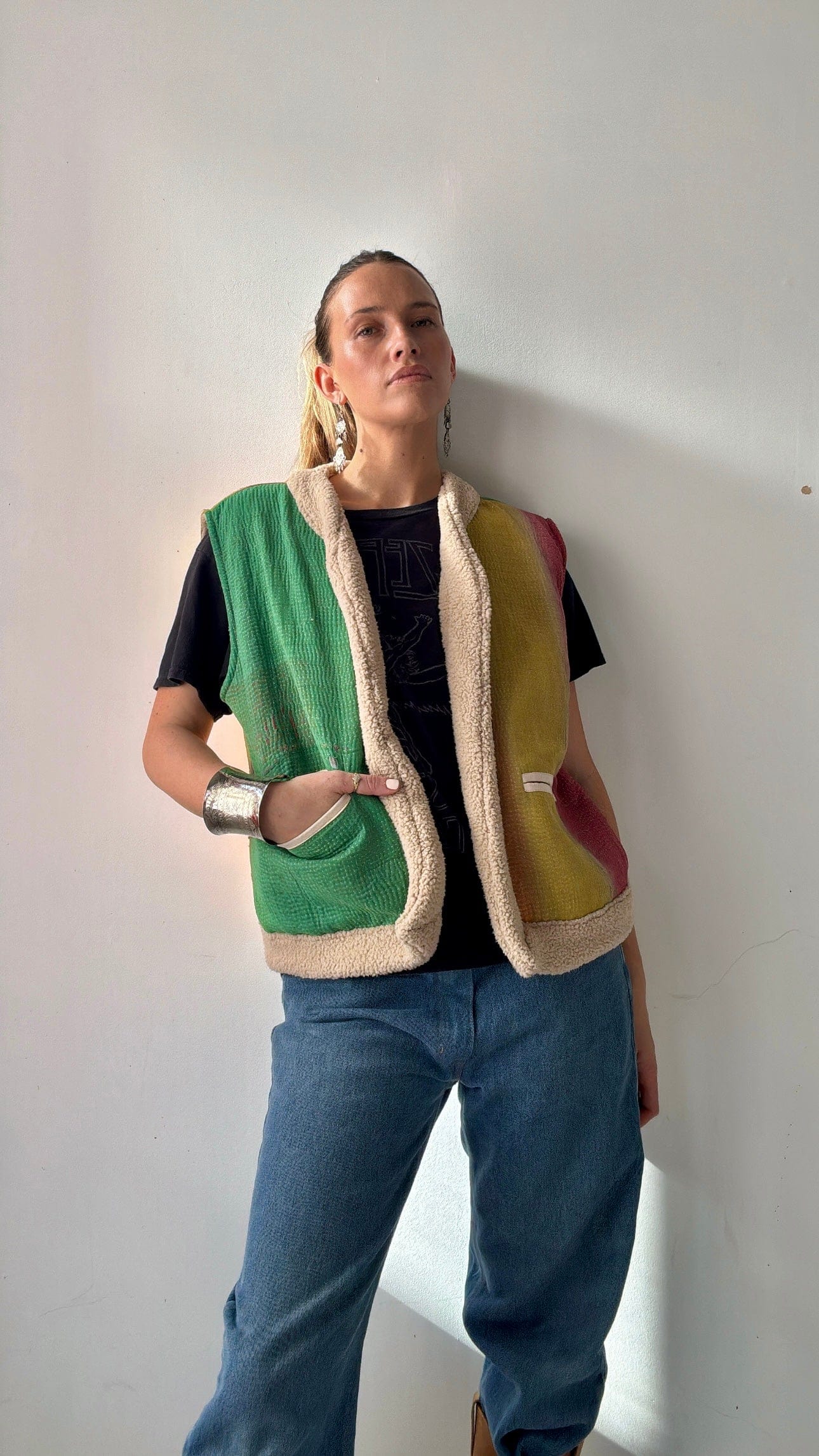 Dawn Snug Kantha Vest, SisterGolden, Sistergolden