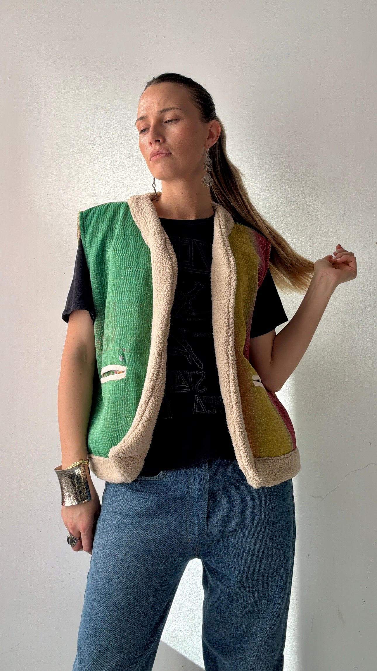Dawn Snug Kantha Vest, SisterGolden, Sistergolden