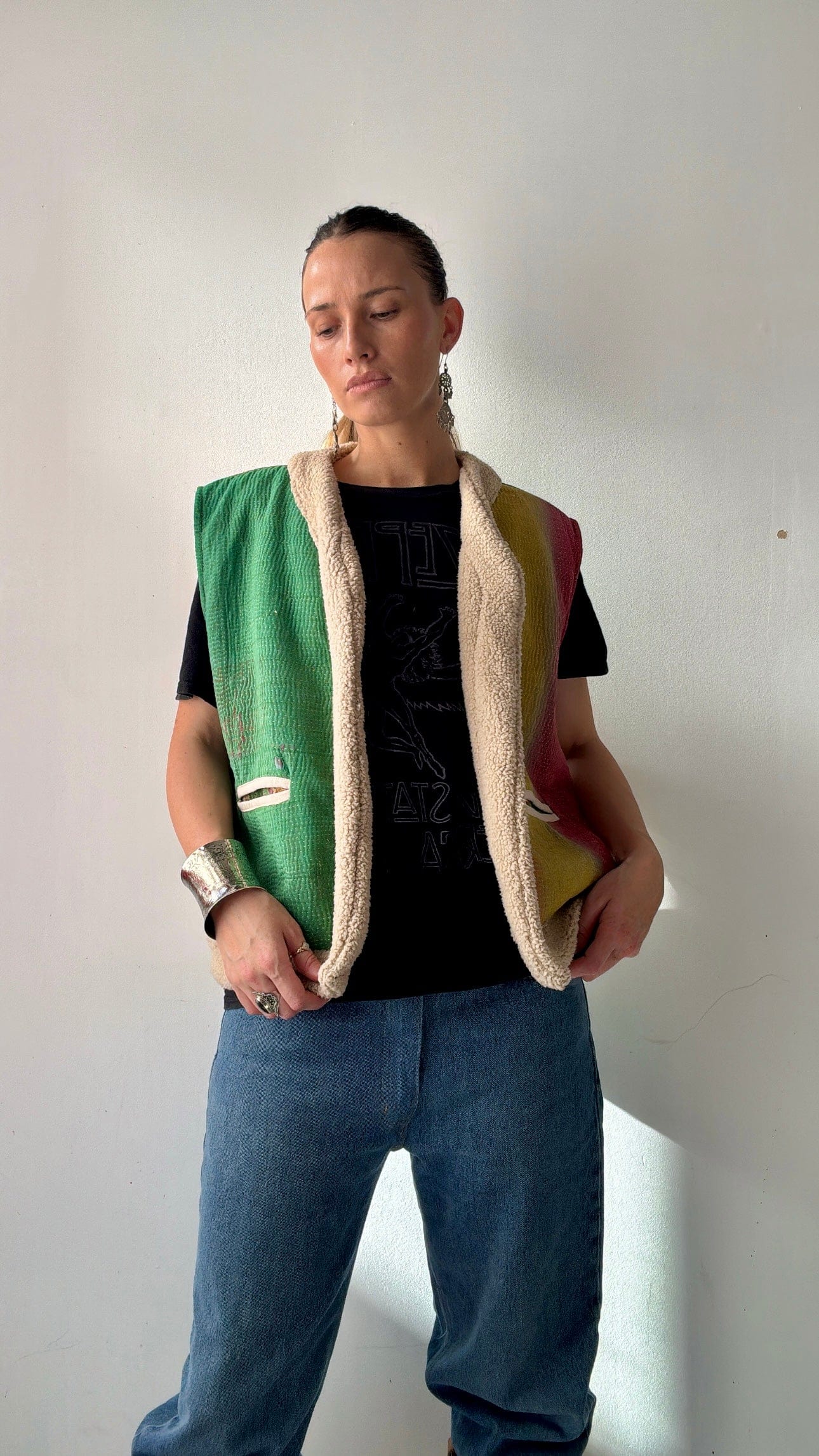 Dawn Snug Kantha Vest, SisterGolden, Sistergolden