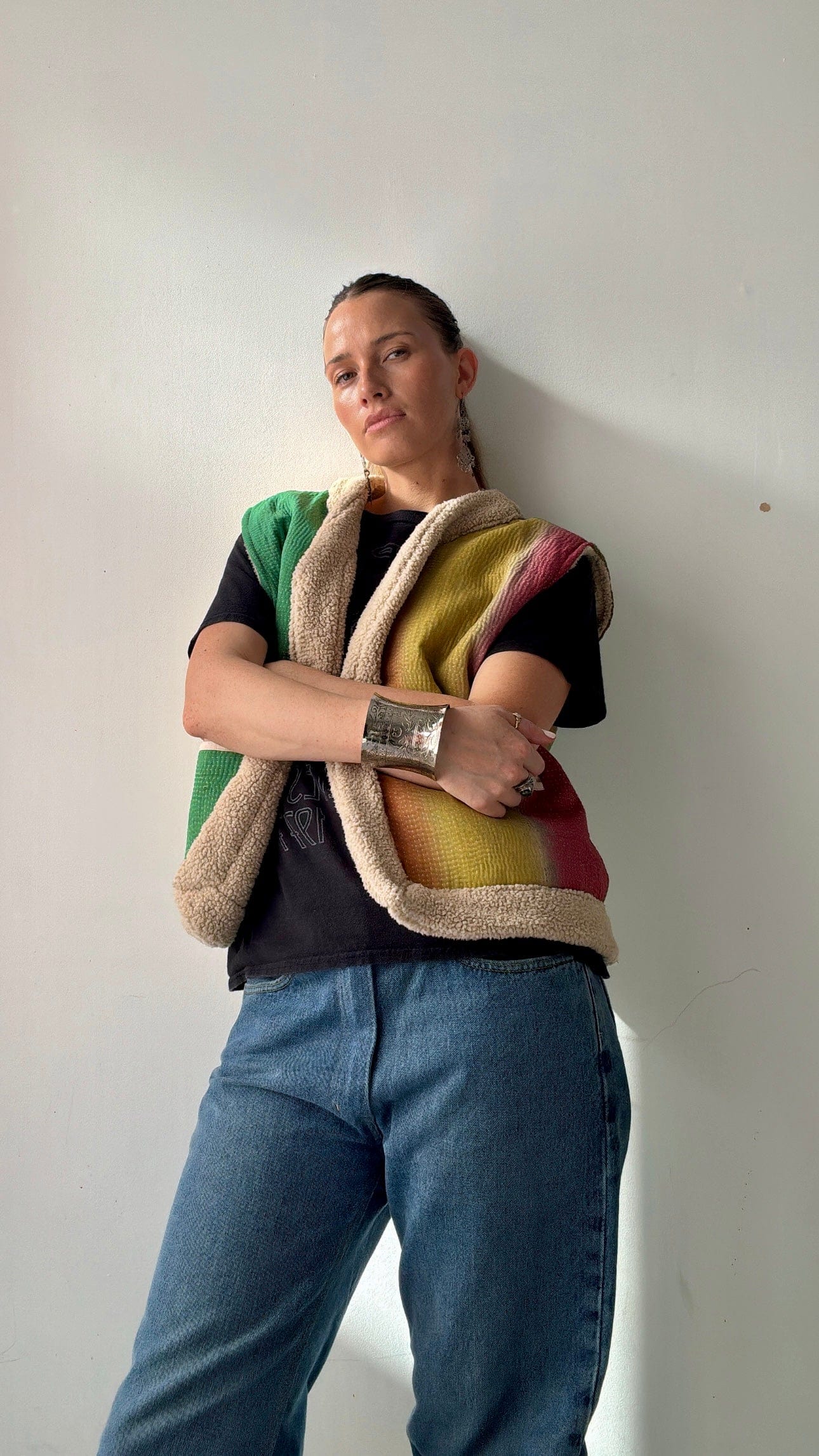 Dawn Snug Kantha Vest, SisterGolden, Sistergolden