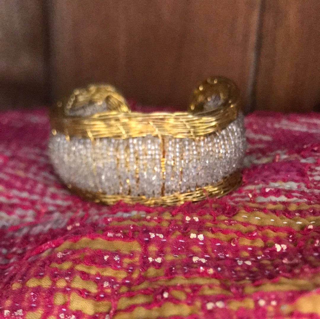 SisterGolden Demir Brass Wire Cuff