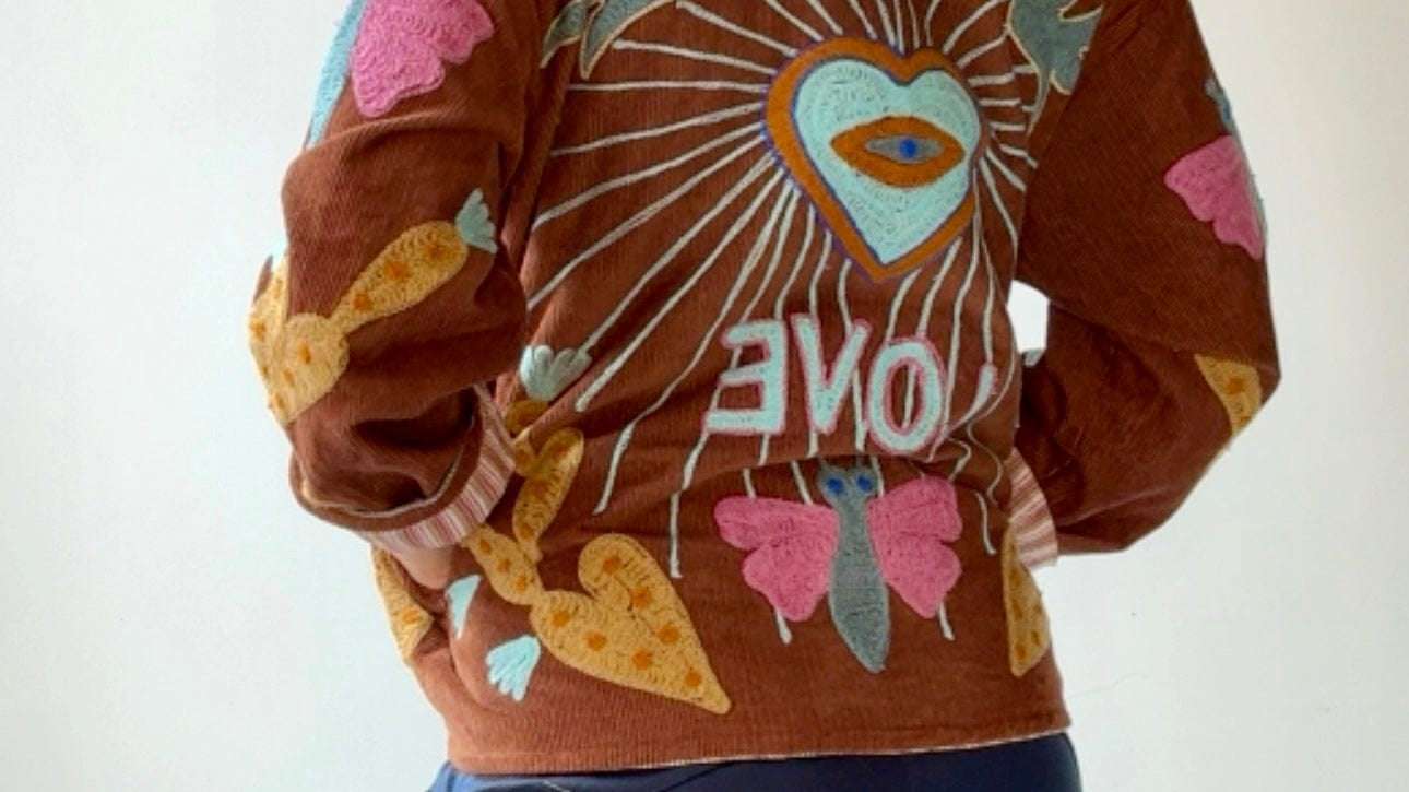 Sistergolden Dove Cord Jacket Brown