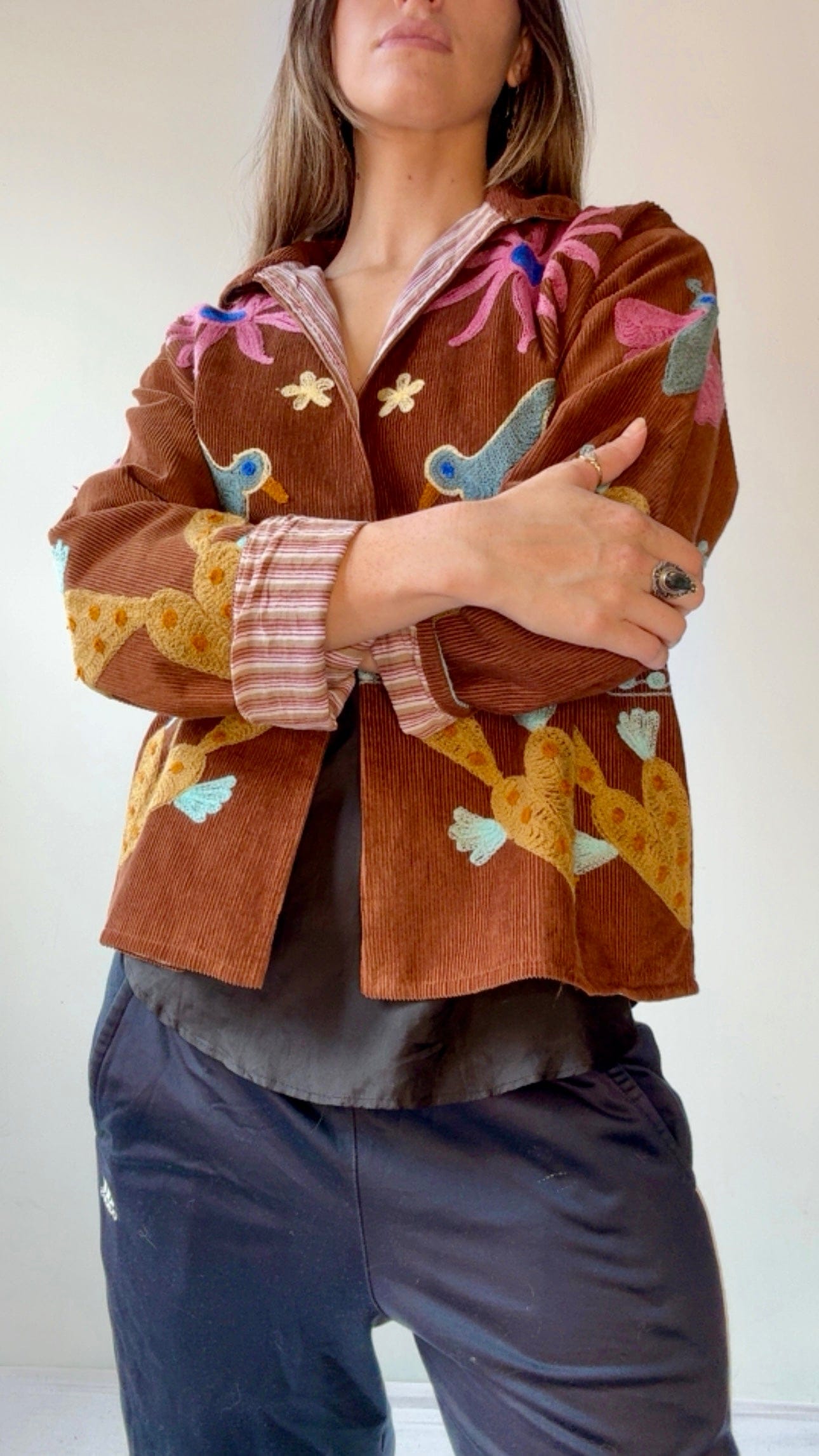 Sistergolden Dove Cord Jacket Brown