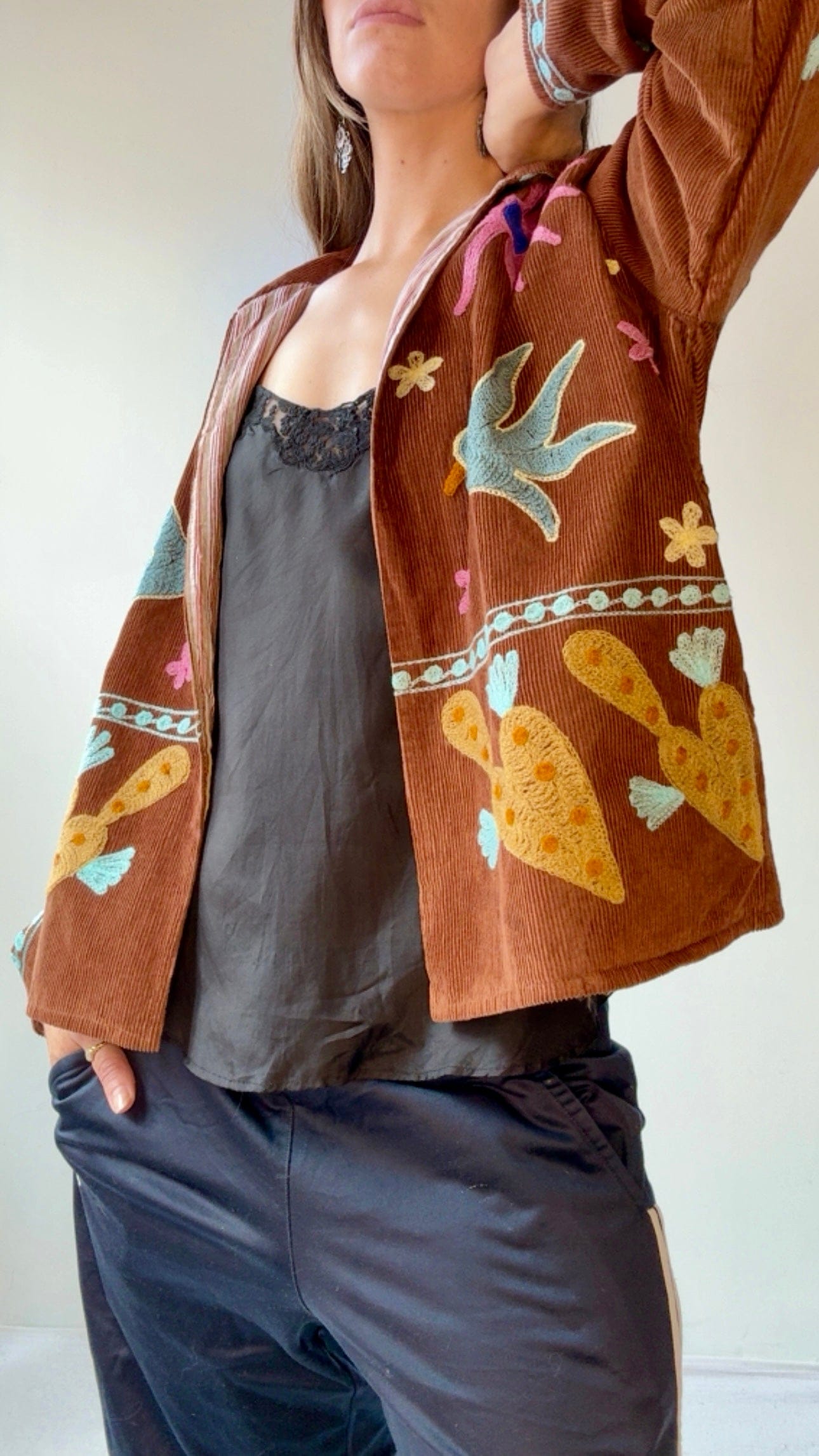 Sistergolden Dove Cord Jacket Brown