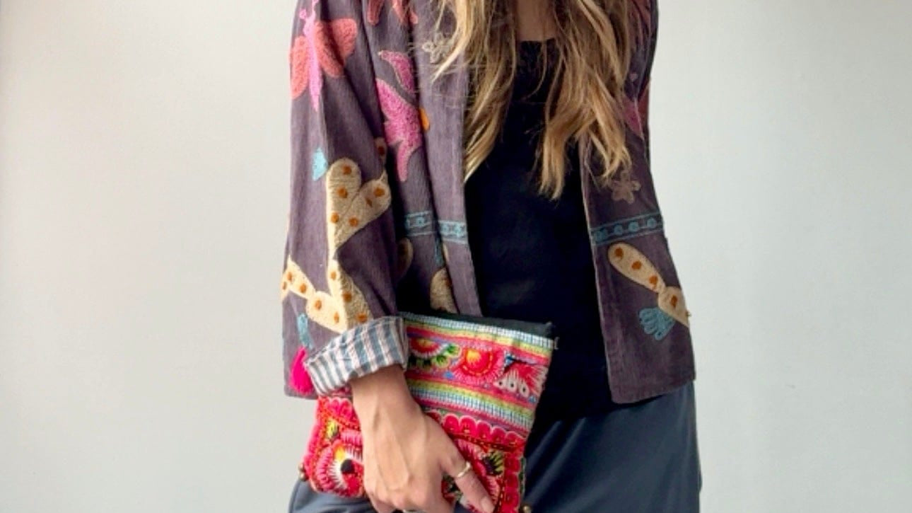 Sistergolden Dove Cord Jacket Grey