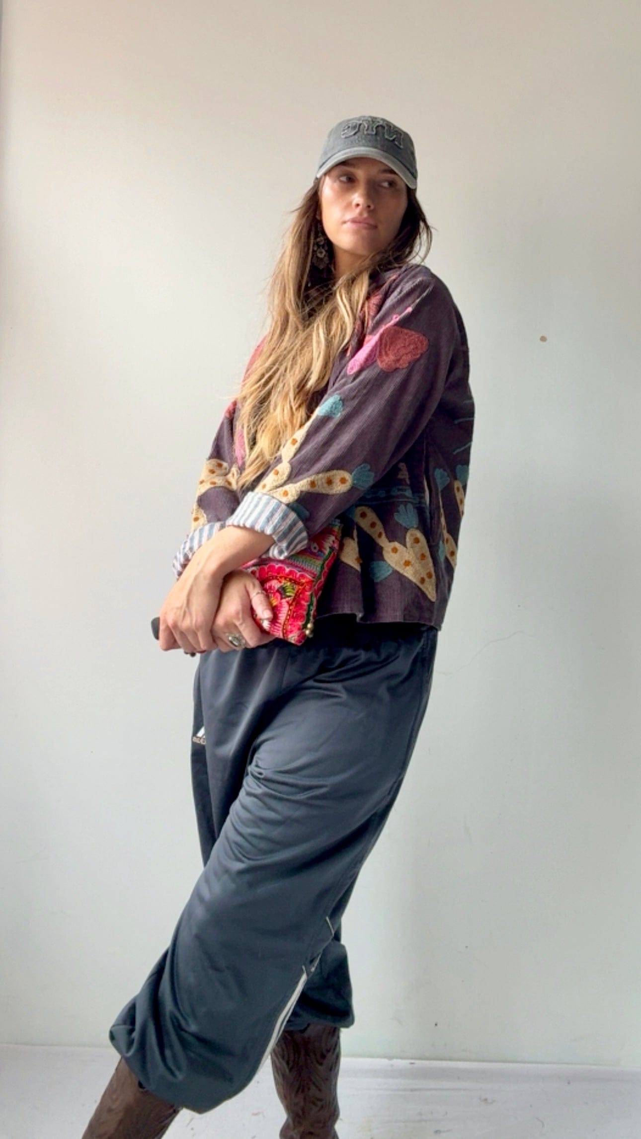 Sistergolden Dove Cord Jacket Grey