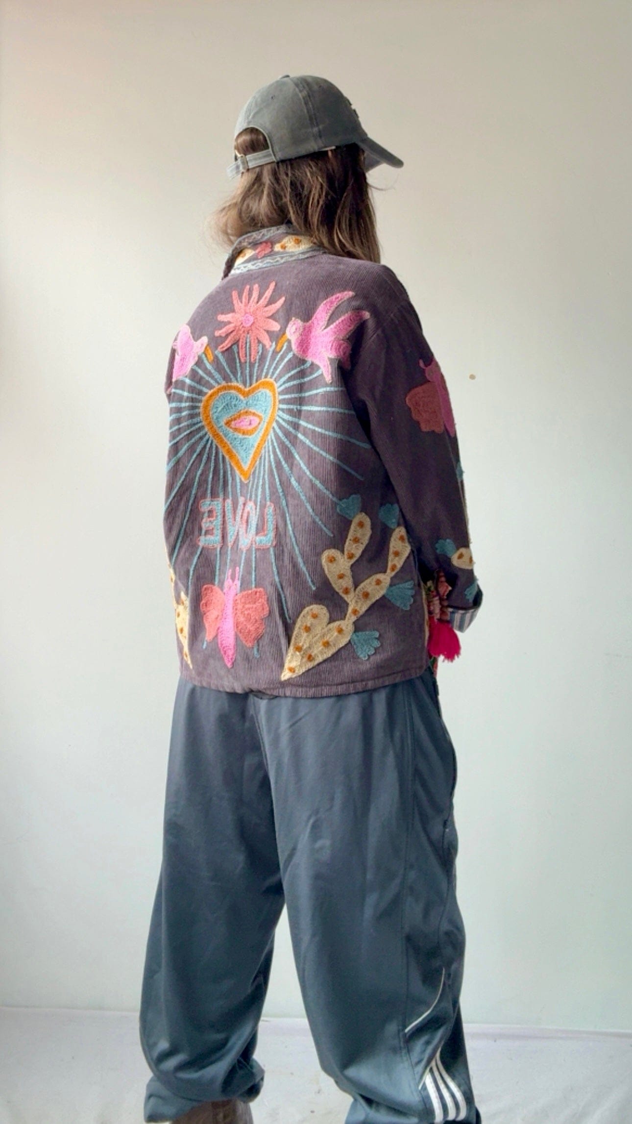 Sistergolden Dove Cord Jacket Grey
