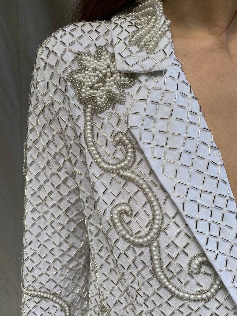 Boheme Beaded Blazer Dress