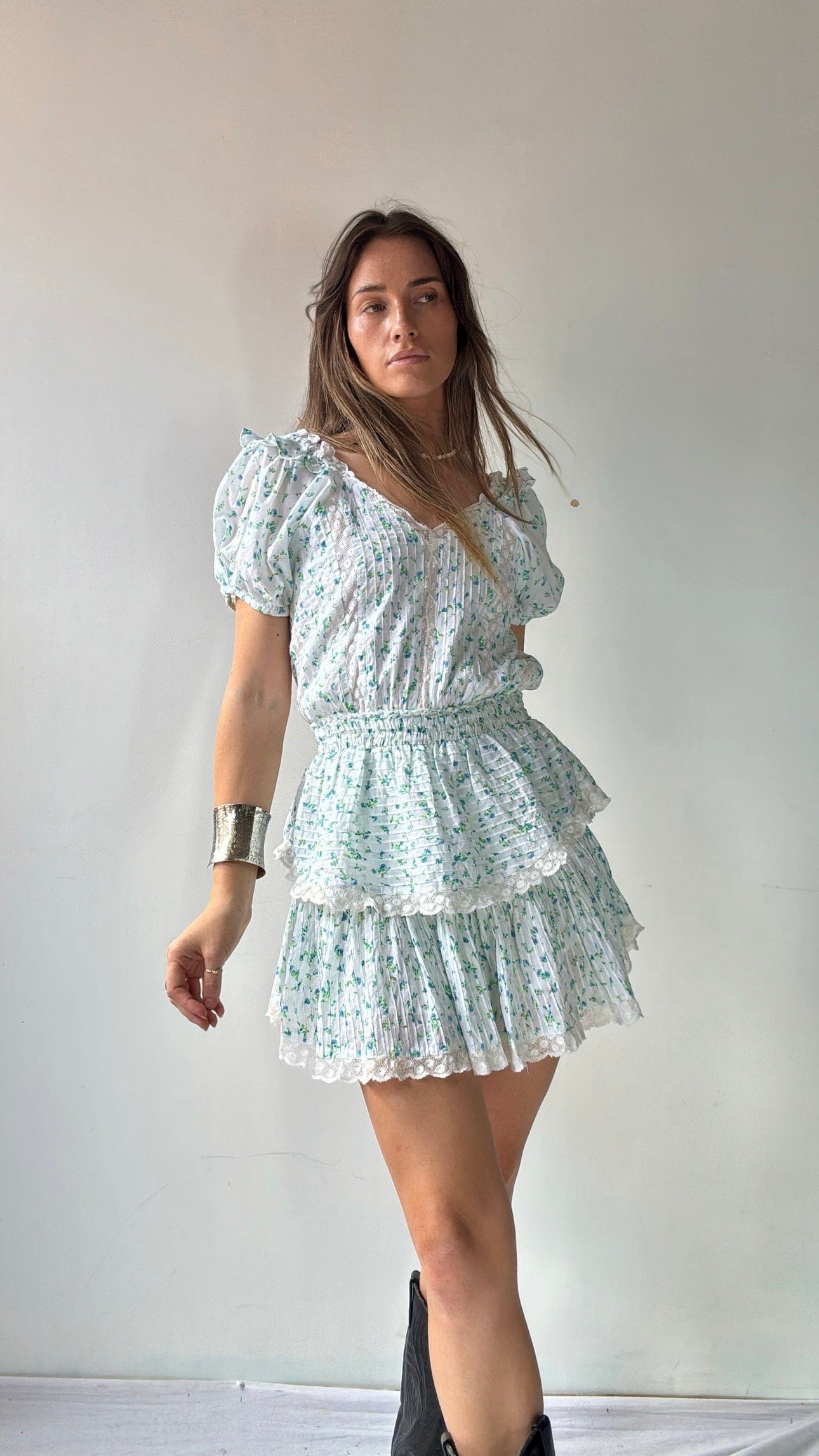 Sistergolden Dress Love Shack Fancy Brunerra Dress