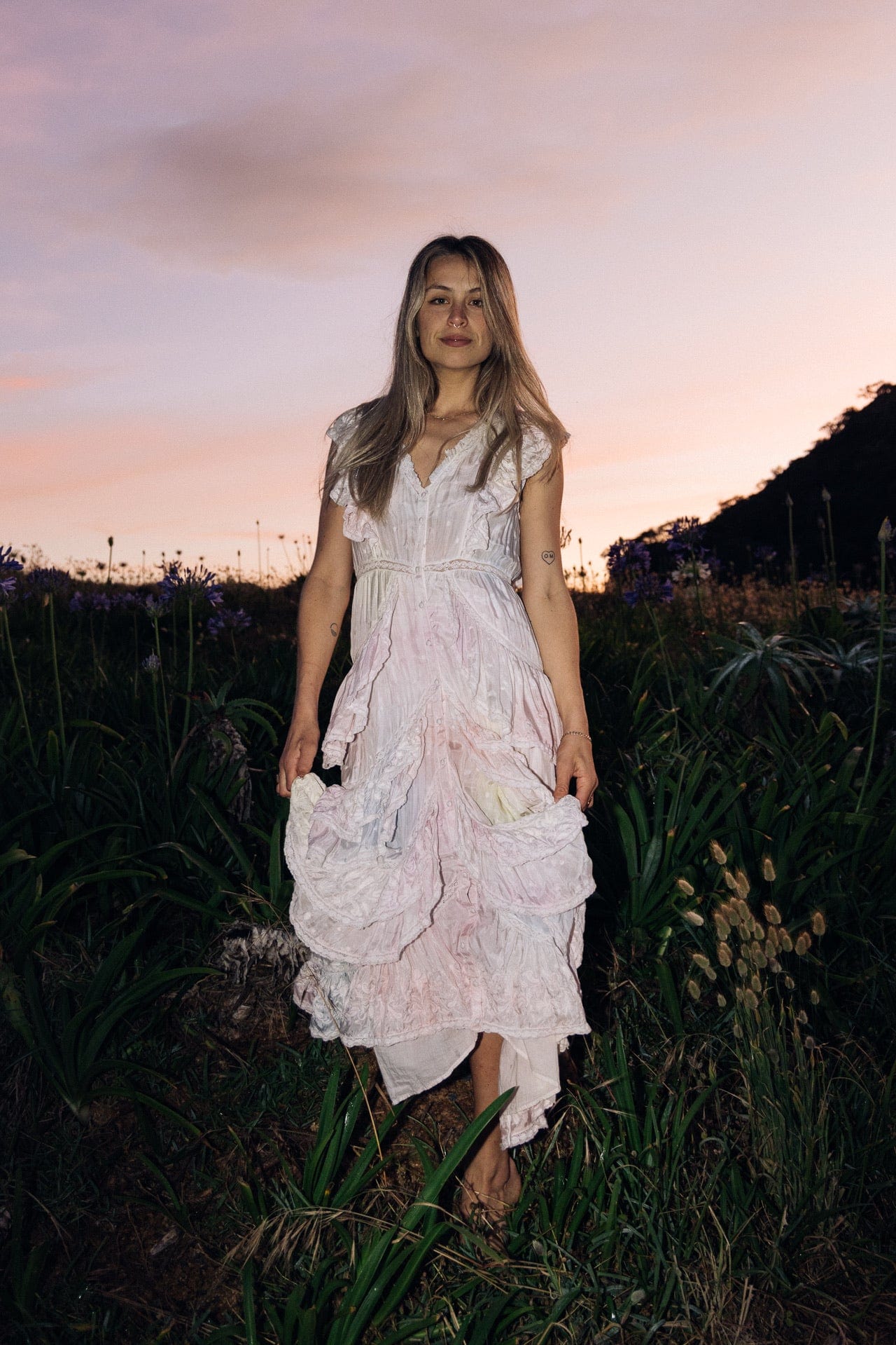 Love Shack Frilled Fancy Silk Dress, Sistergolden, Sistergolden