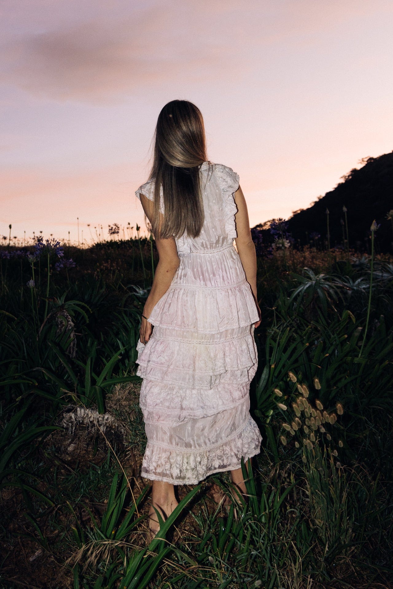 Love Shack Frilled Fancy Silk Dress, Sistergolden, Sistergolden