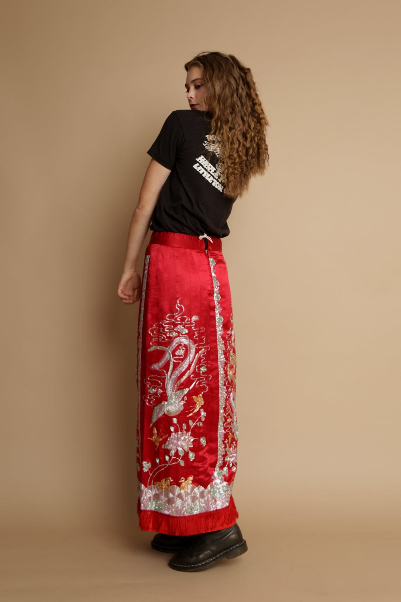 SisterGolden Dress Lucky Dragon Skirt/Dress