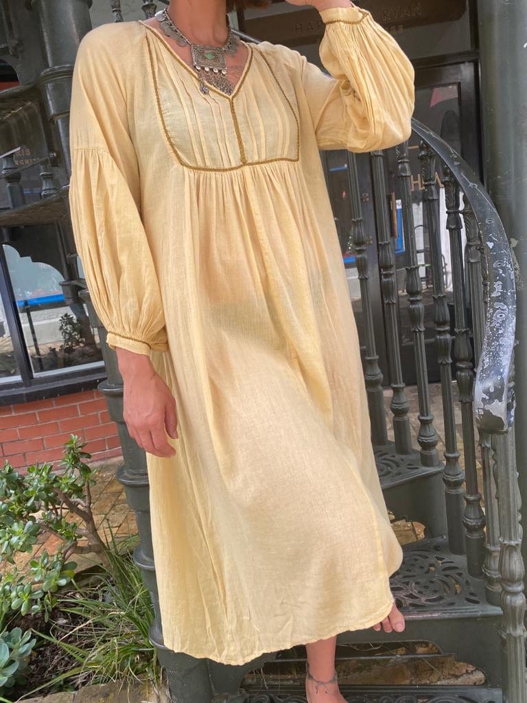 Sistergolden Dress Maryann Yellow Dress