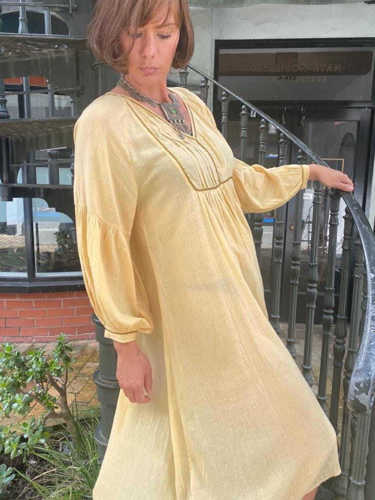 Sistergolden Dress Maryann Yellow Dress