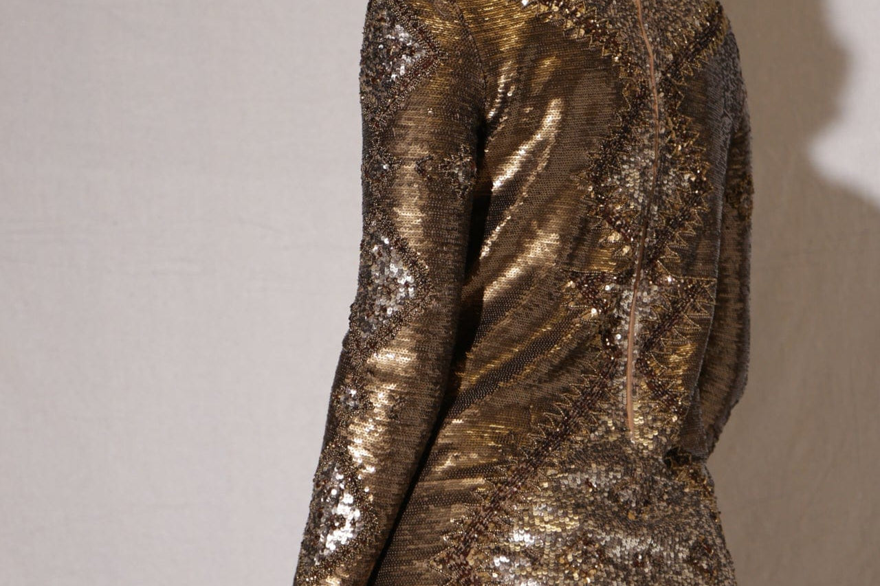 SisterGolden Dress Ralph Lauren Bronze Age Dress