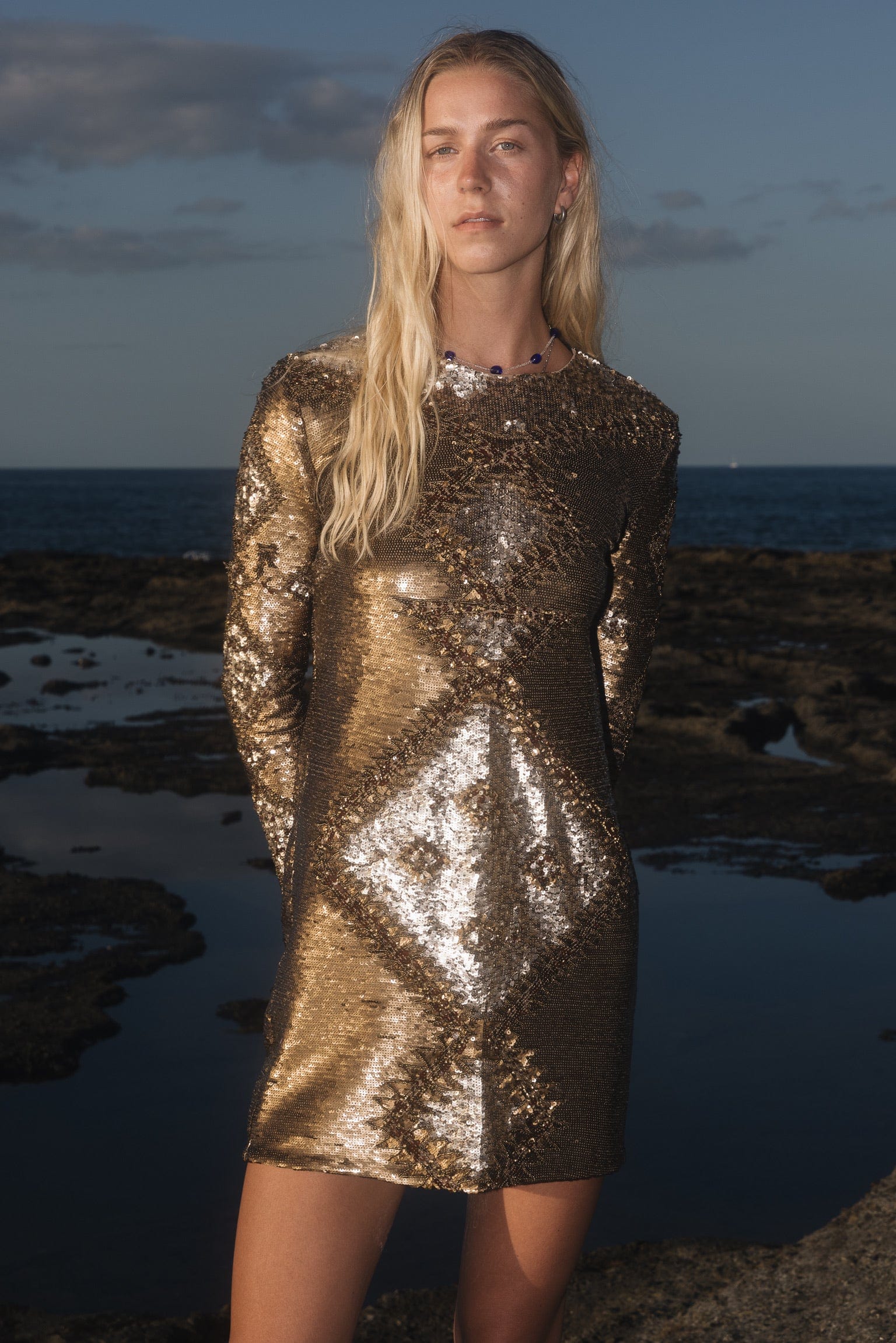 SisterGolden Dress Ralph Lauren Bronze Age Dress