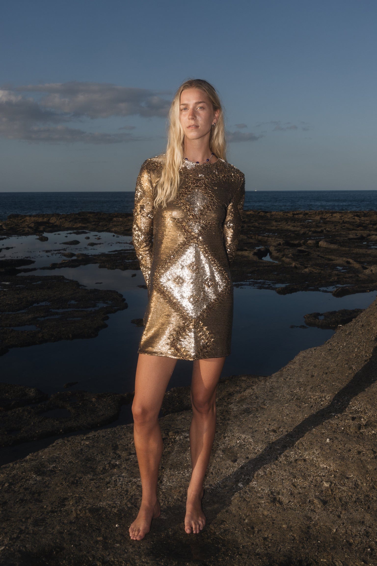 SisterGolden Dress Ralph Lauren Bronze Age Dress