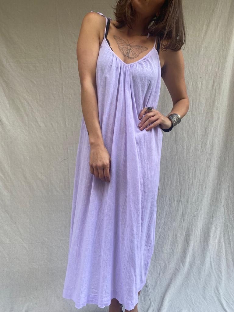 SisterGolden Dress Sarnath Slip Dress Lavender