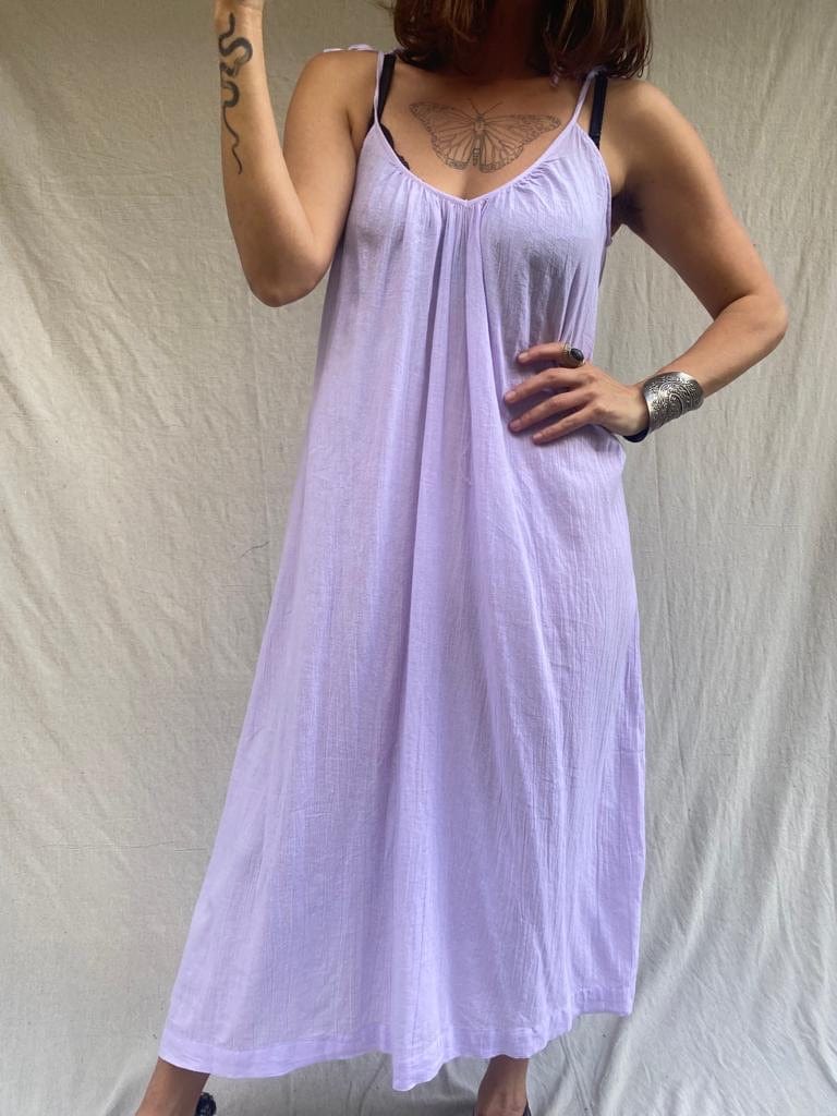 SisterGolden Dress Sarnath Slip Dress Lavender