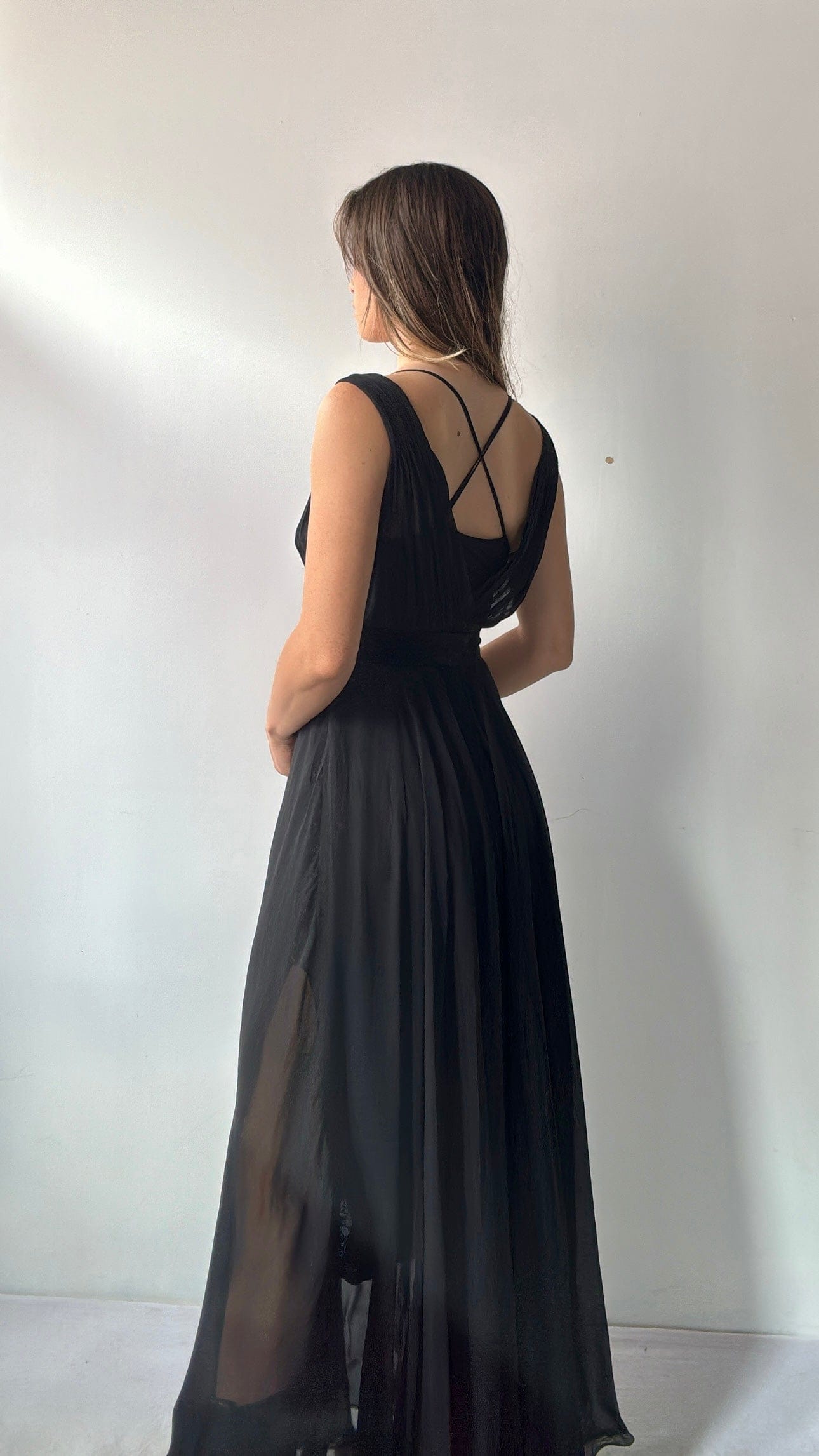 Sistergolden Dress Vintage Night Sky Gown