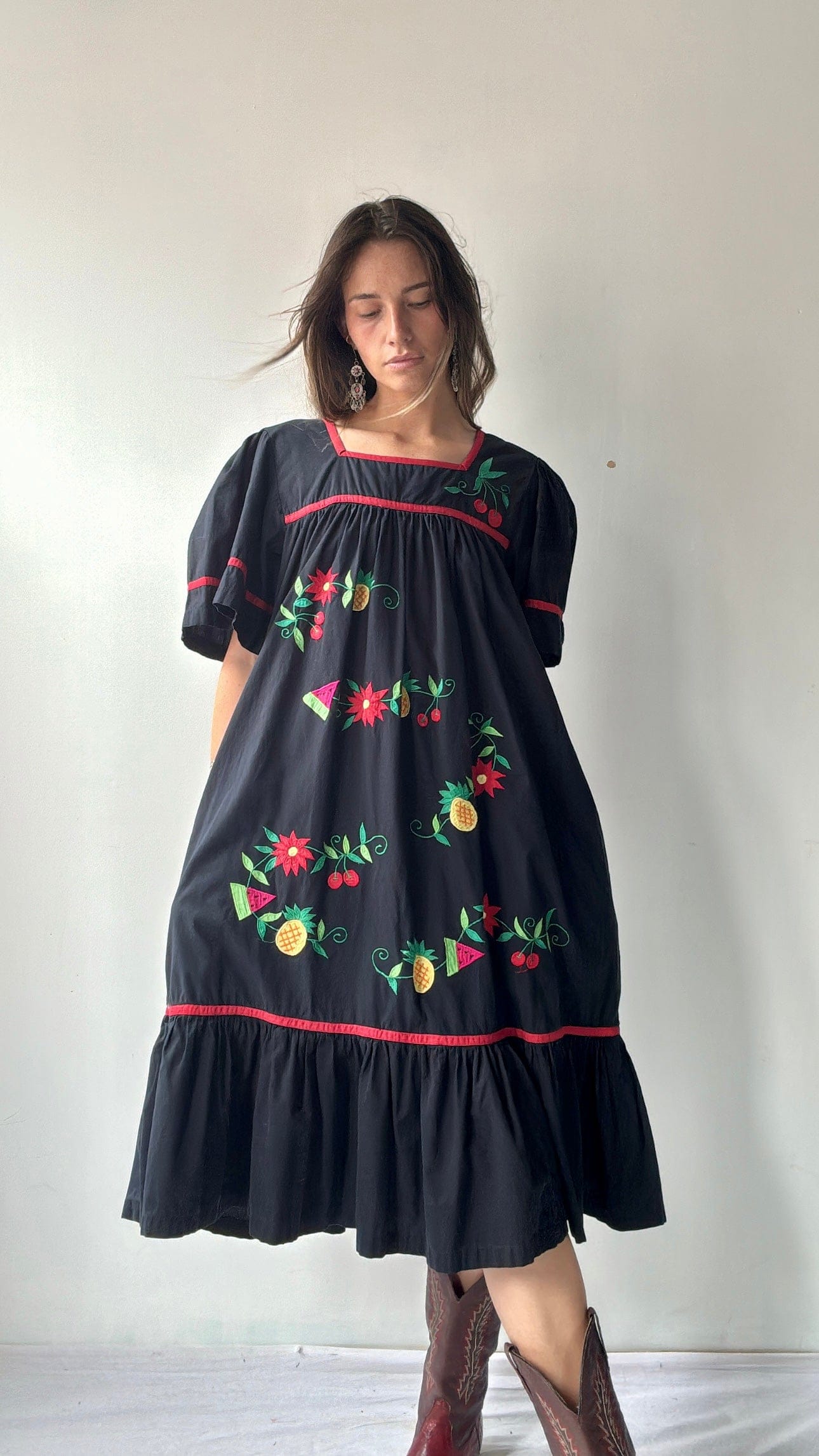 Sistergolden Estas Vintage Mexican Dress