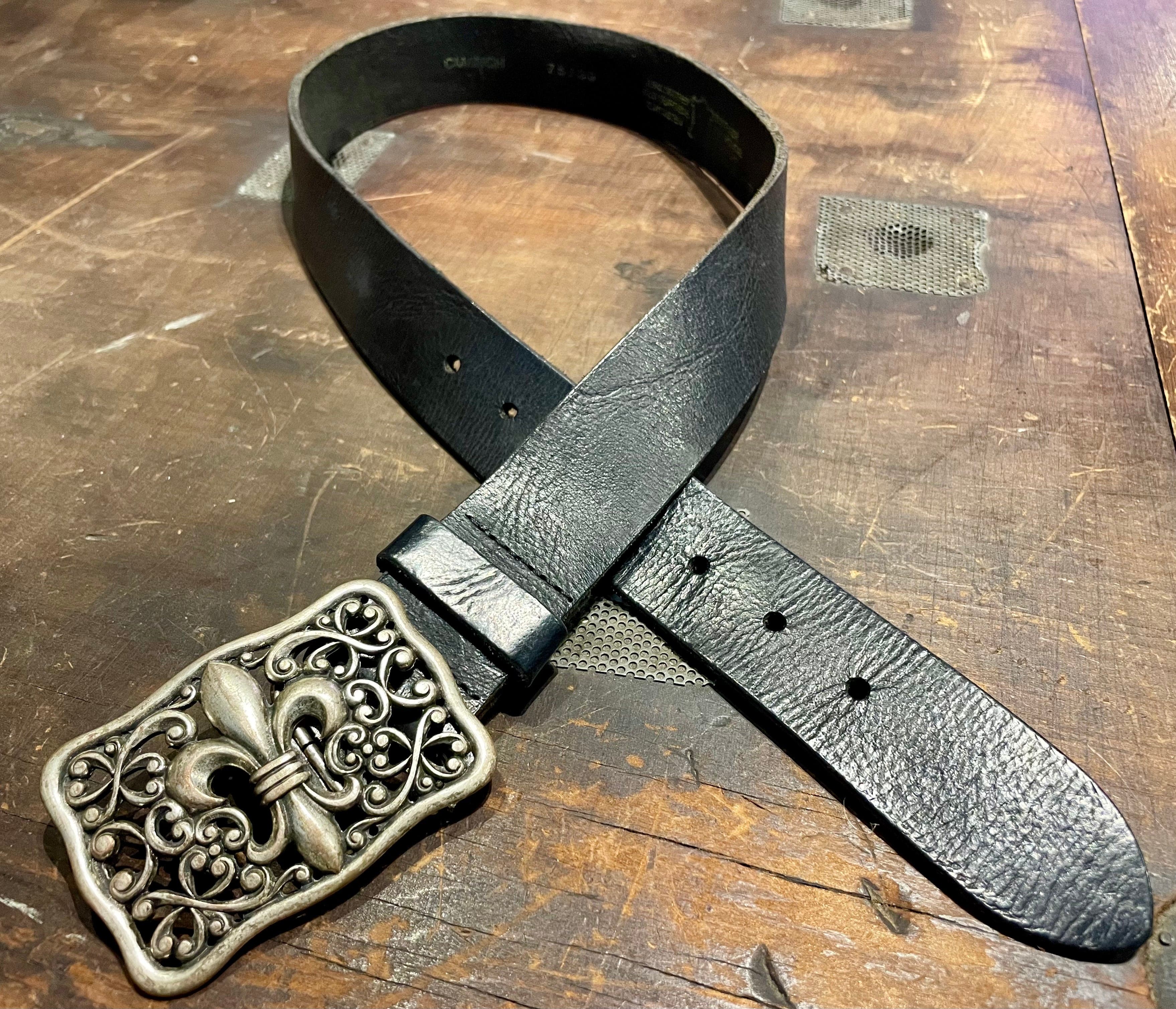 Fleur-de-lis Vintage Belt, Sistergolden, Sistergolden