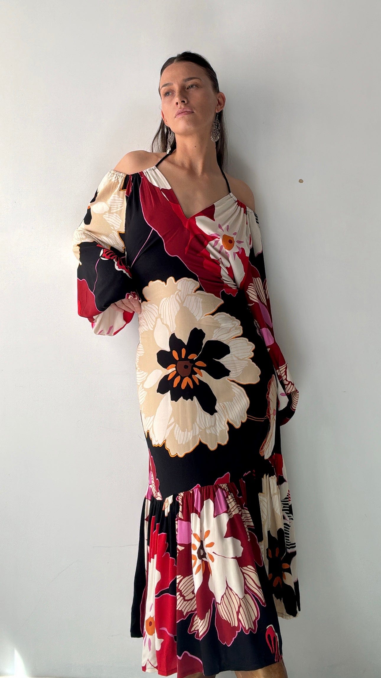 Flowers & Frills Maxi Dress, Sistergolden, Sistergolden