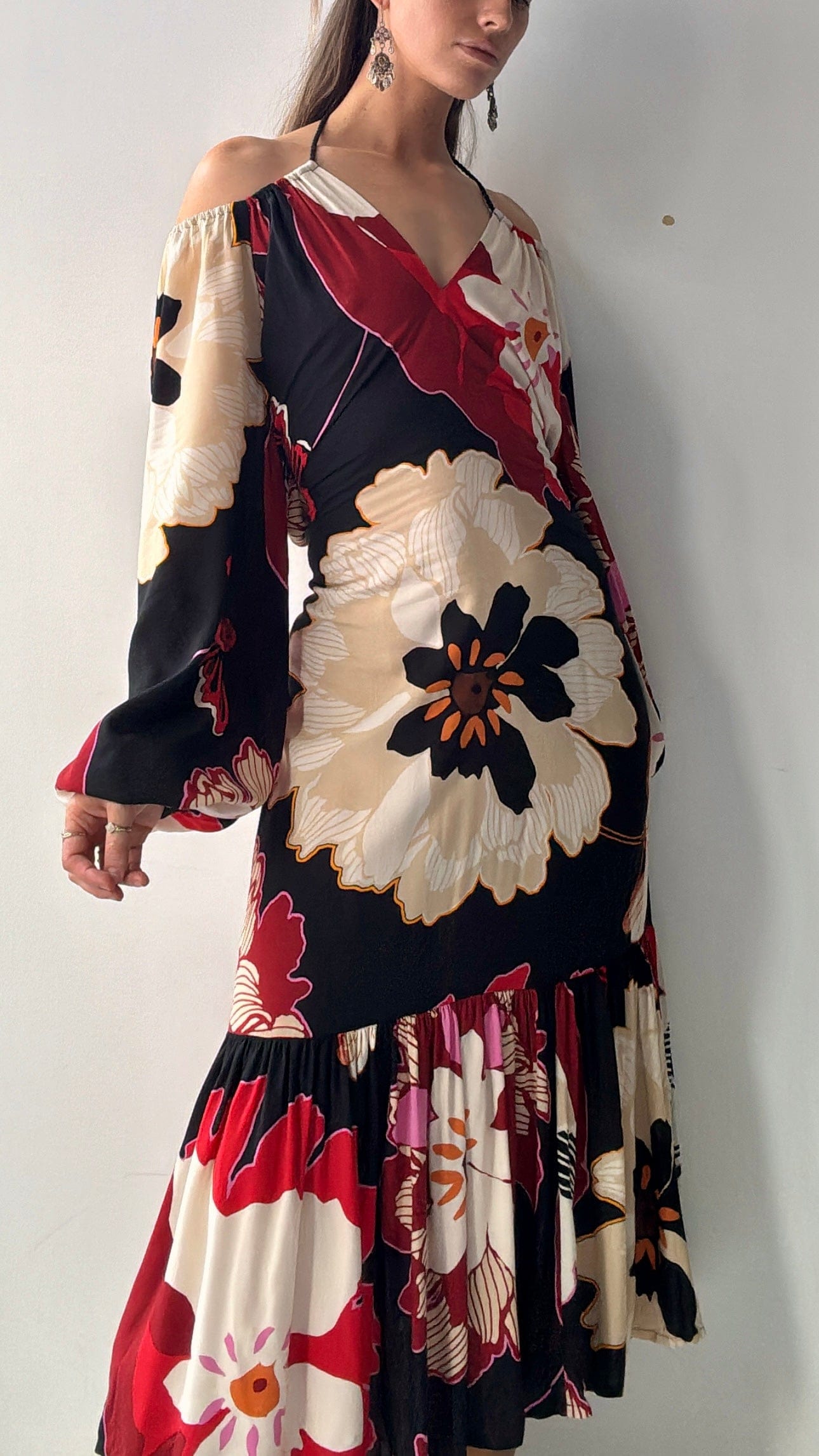 Flowers & Frills Maxi Dress, Sistergolden, Sistergolden