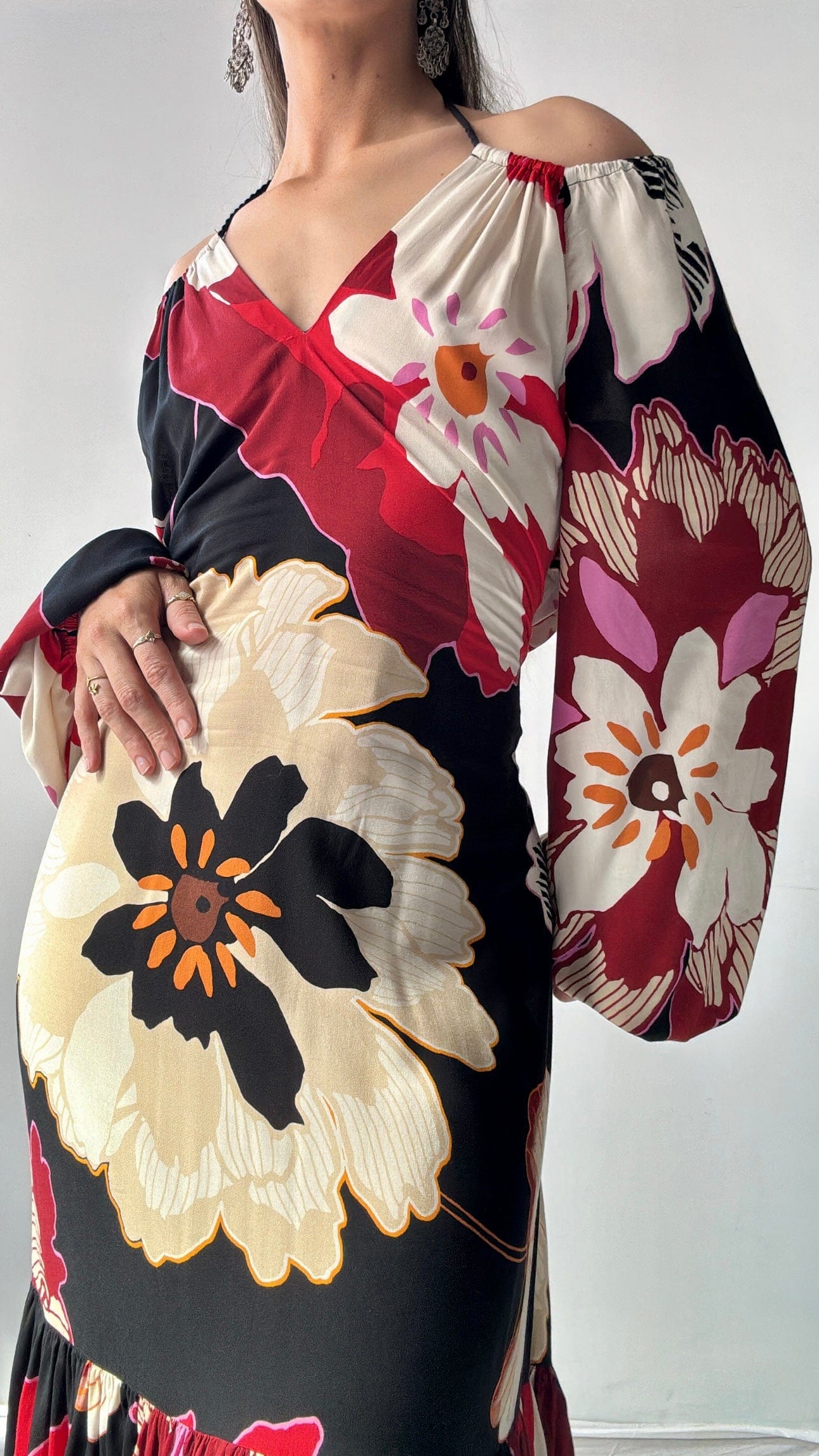 Flowers & Frills Maxi Dress, Sistergolden, Sistergolden