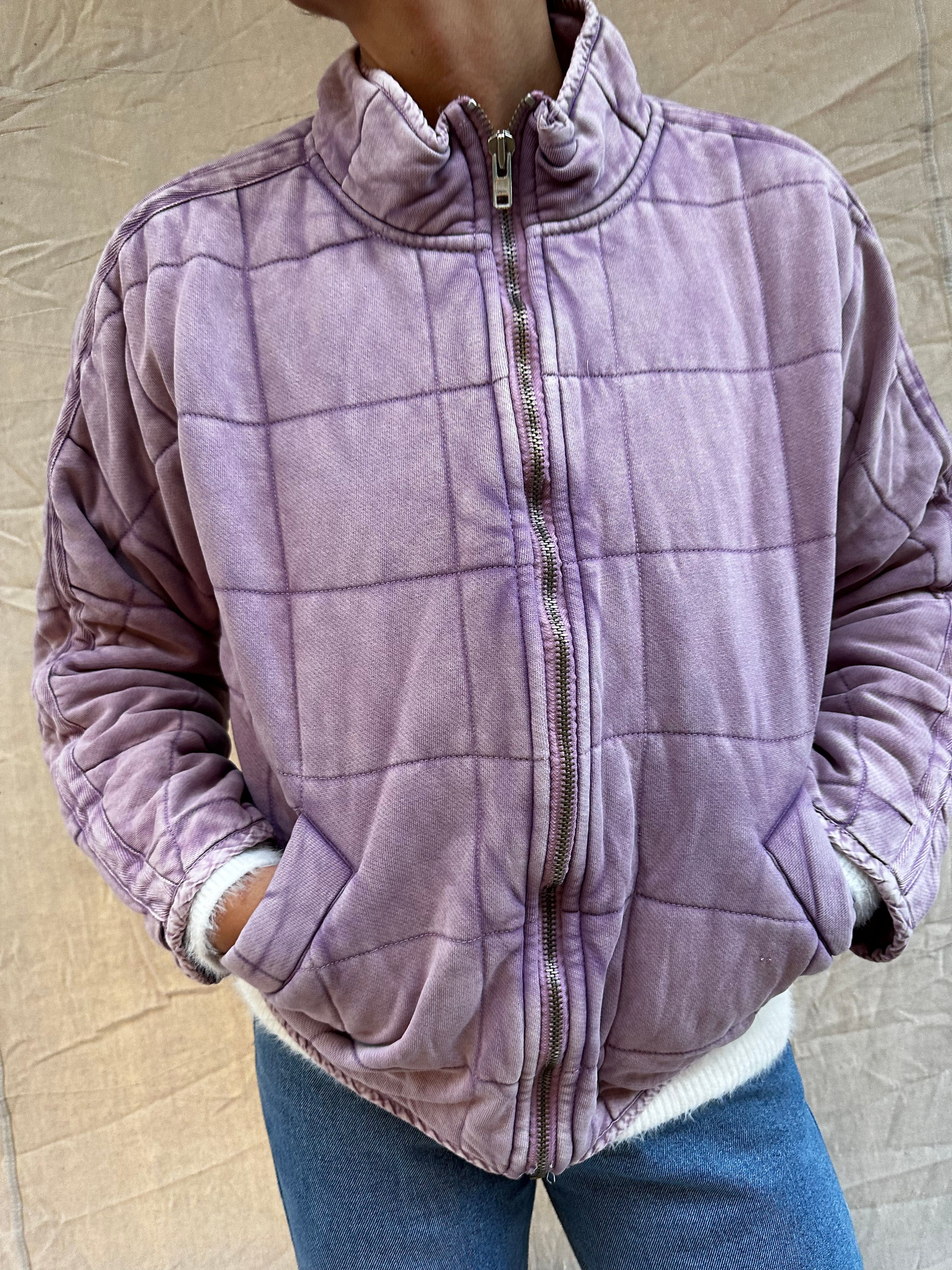 Sistergolden Free People Dolman Jacket Purple