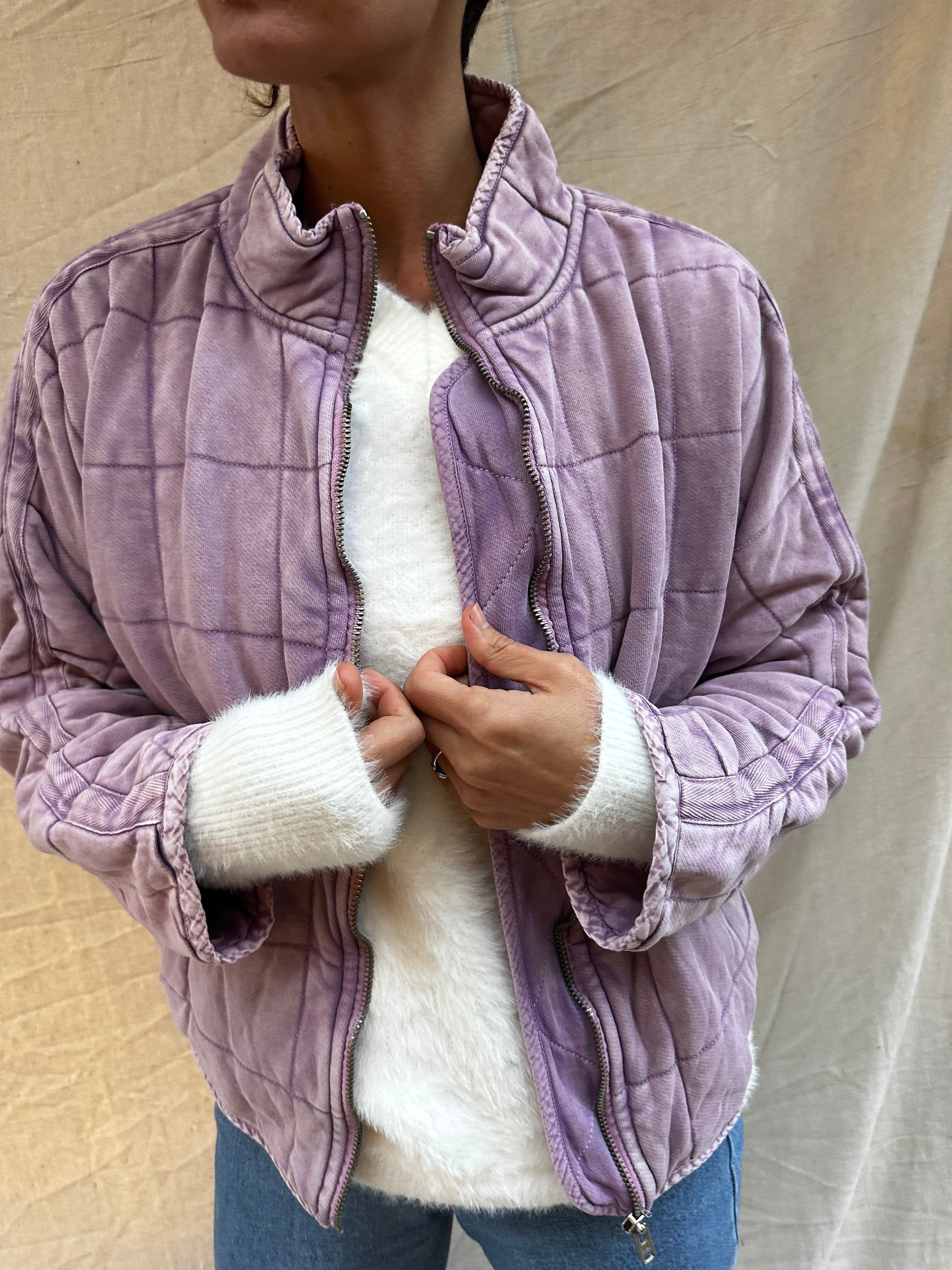 Sistergolden Free People Dolman Jacket Purple