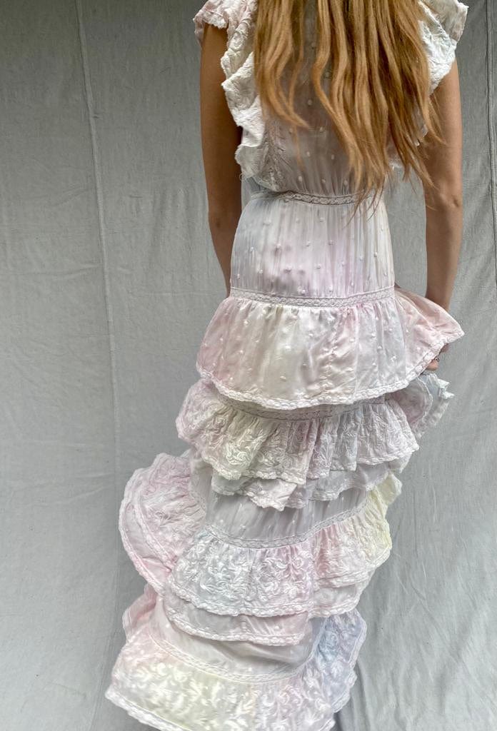 Love Shack Frilled Fancy Silk Dress, Sistergolden, Sistergolden