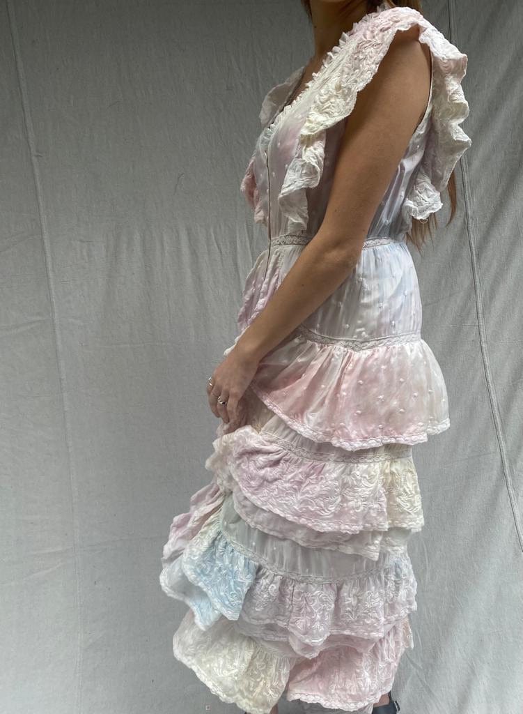 Love Shack Frilled Fancy Silk Dress, Sistergolden, Sistergolden