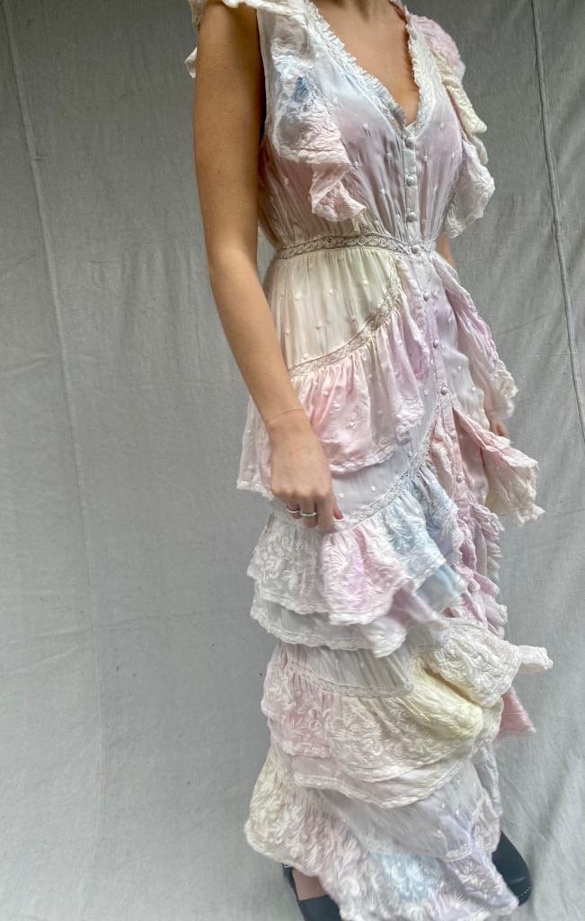 Love Shack Frilled Fancy Silk Dress, Sistergolden, Sistergolden