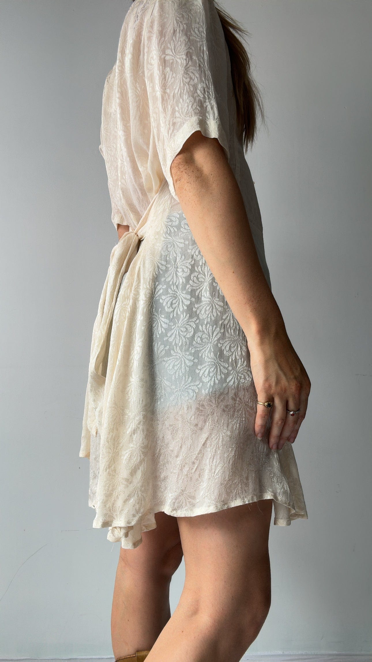 Sistergolden Ganni Esmeralda Dress Cream