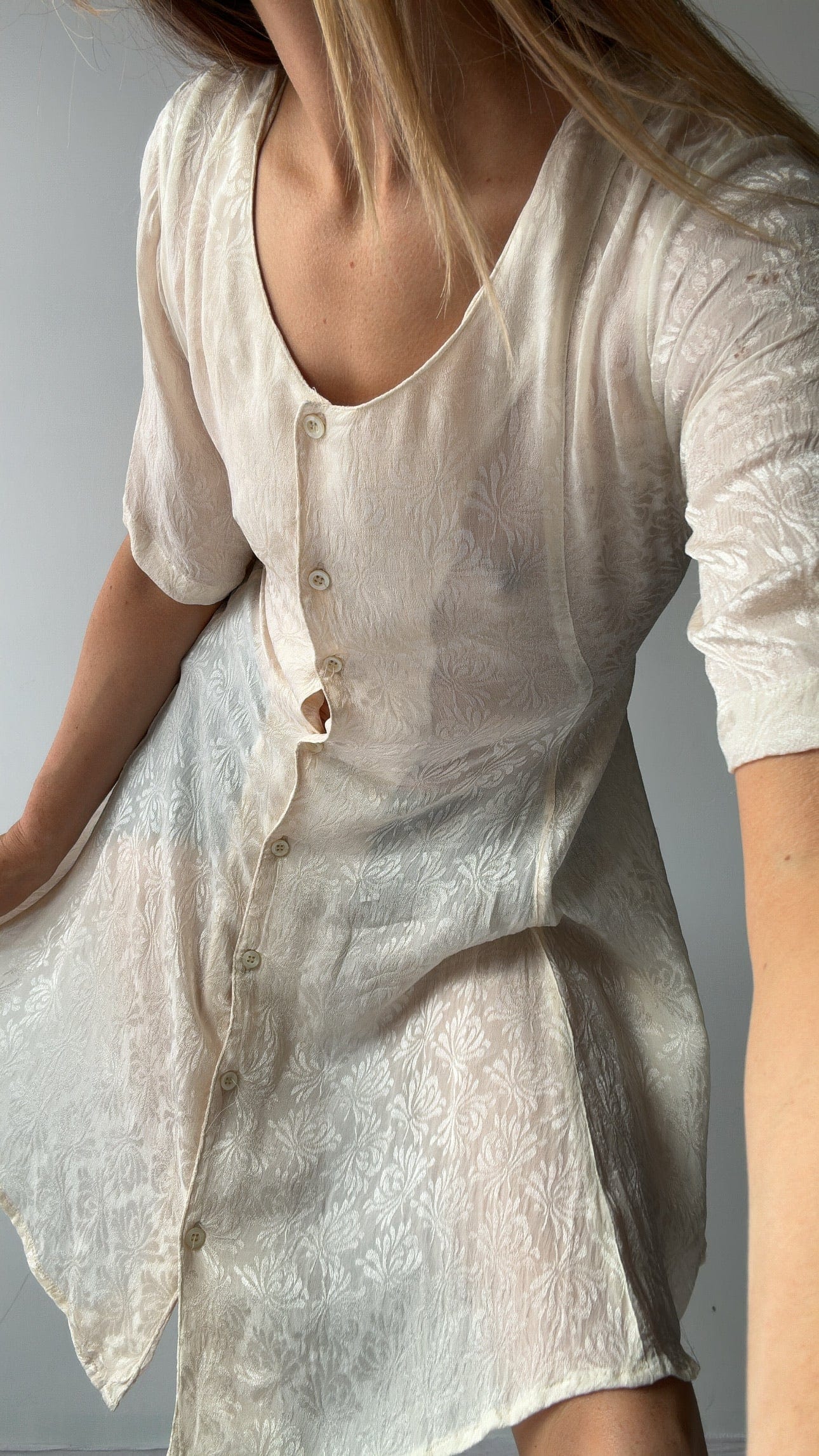 Sistergolden Ganni Esmeralda Dress Cream