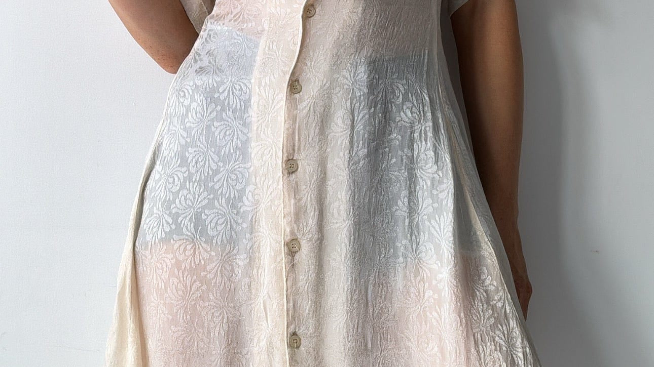 Sistergolden Ganni Esmeralda Dress Cream