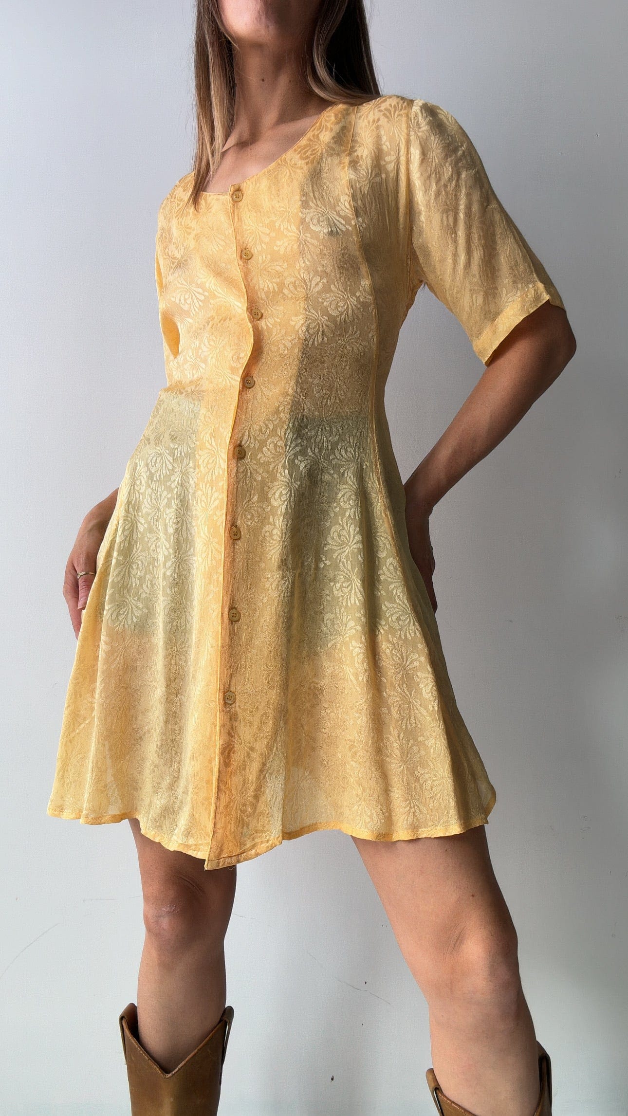 Sistergolden Ganni Esmeralda Dress Mandarin