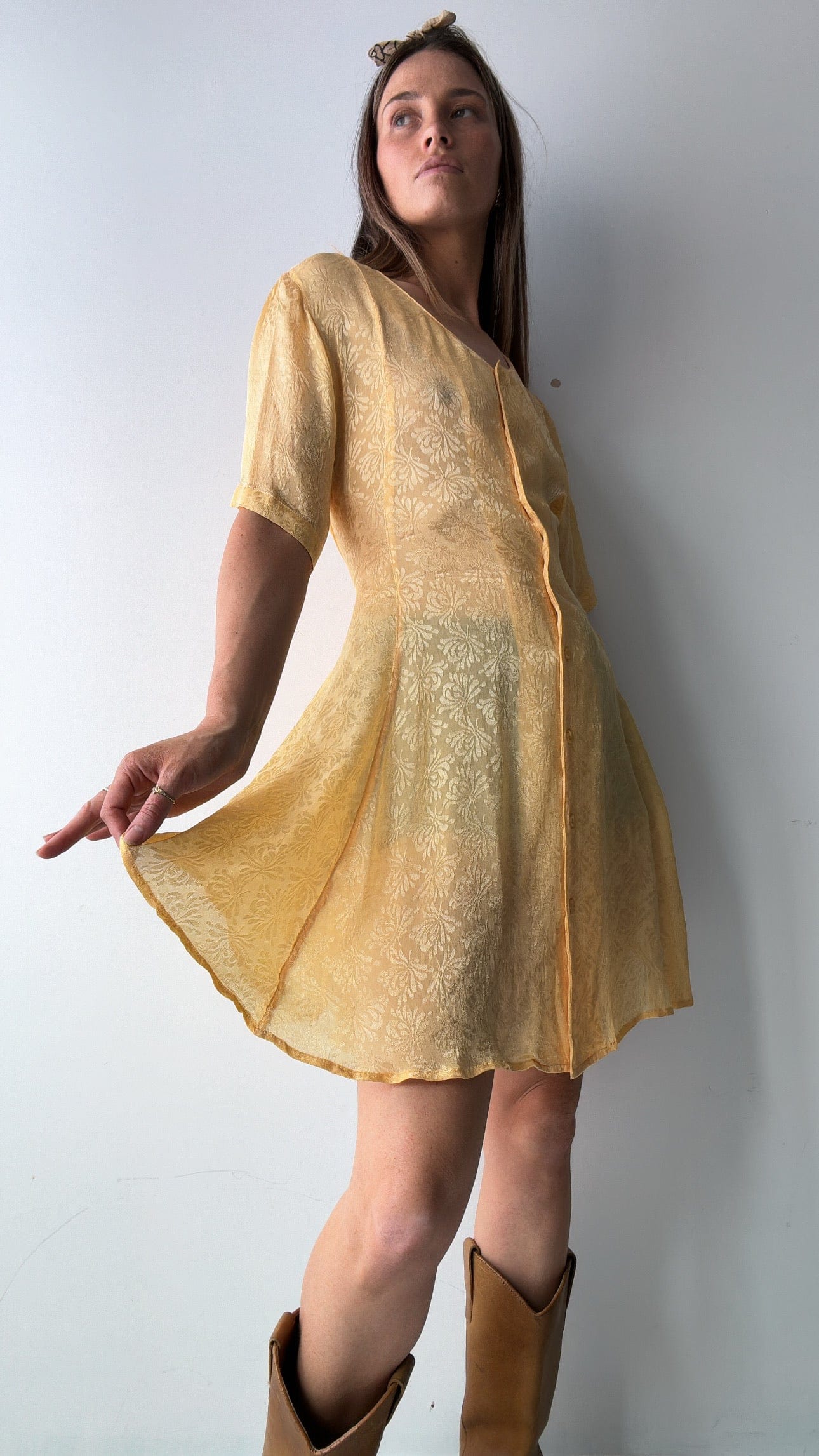 Sistergolden Ganni Esmeralda Dress Mandarin
